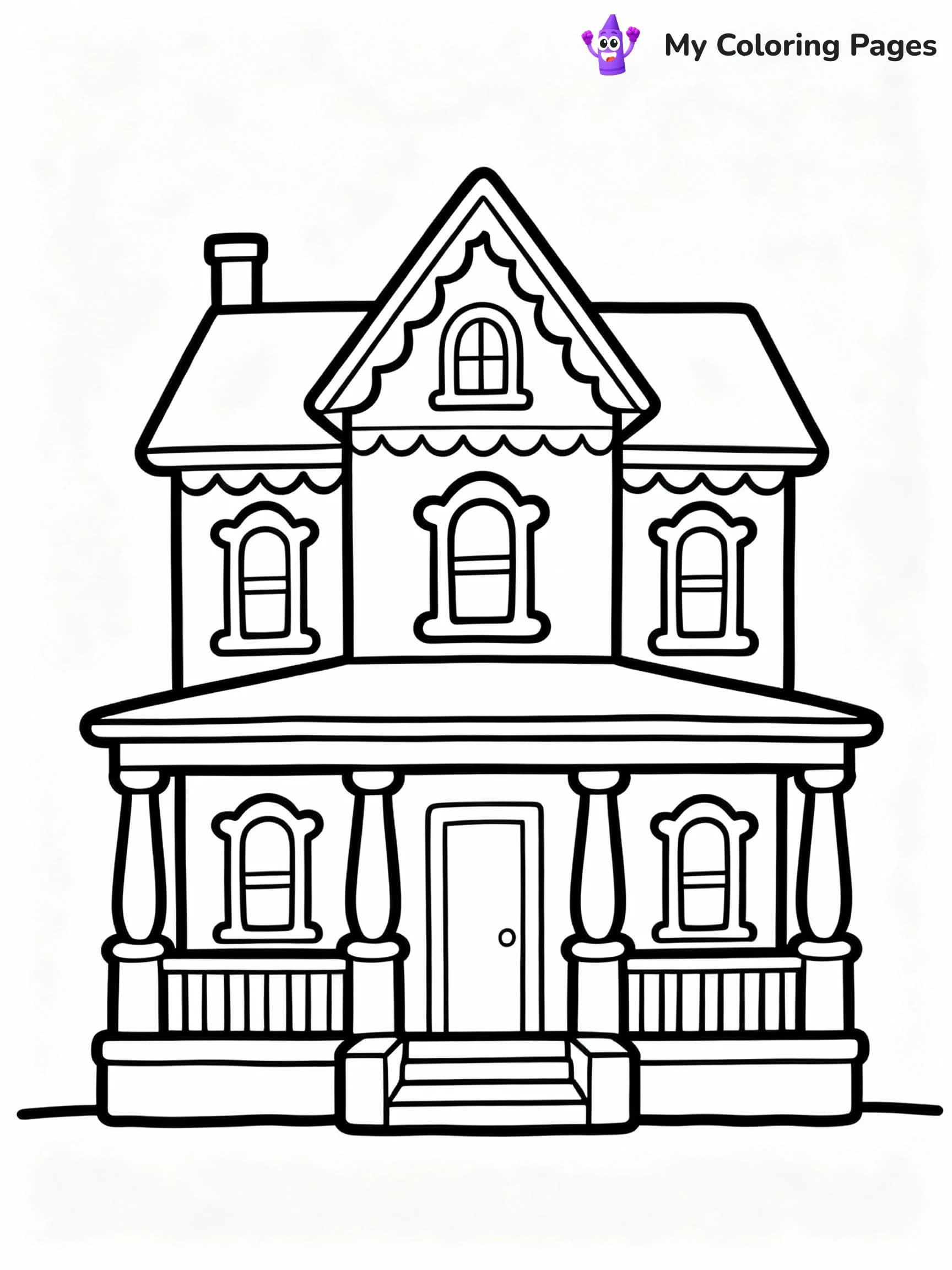 House Coloring Pages - 21