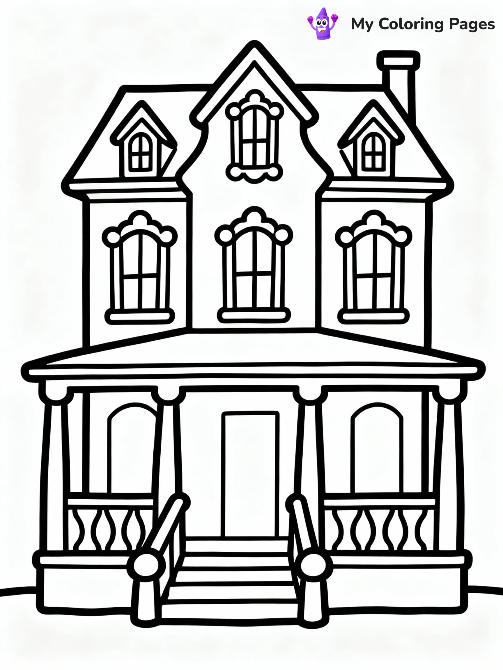 House Coloring Pages - 18
