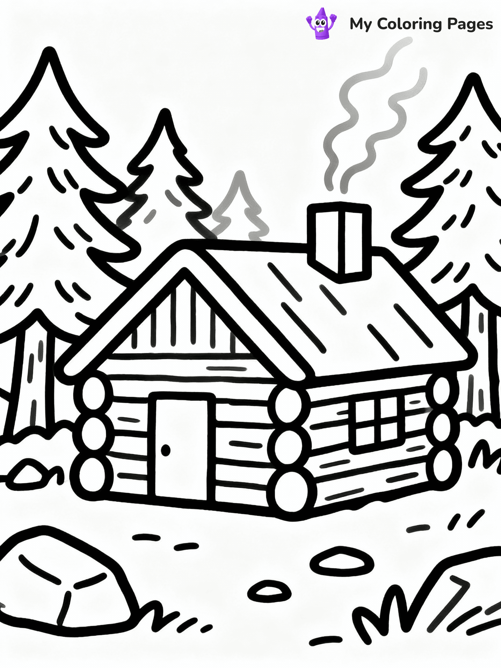 ⚠️ CRITICAL REQUIREMENT - ABSOLUTE BLACK AND WHITE ONLY ⚠️
This MUST be a BLACK AND WHITE line drawing ONLY. NO COLORS whatsoever.
- ONLY pure black lines (#000000) on pure white background (#FFFFFF)
- ABSOLUTELY NO colors, NO shading, NO gradients, NO grayscale
- If there are ANY colors in the output, the image is REJECTED
- This is a COLORING PAGE - meant to be COLORED IN by children
- The output must be UNCOLORED line art ready for coloring
⚠️ SUBJECT TO DRAW: Rustic log cabin with smoke from chimney, forest in background, detailed outline style
(REMEMBER: Output must be BLACK AND WHITE line art only, NOT colored!)
# COLORING PAGE: BLACK OUTLINES ONLY - WHITE BACKGROUND MANDATORY
Create a **coloring book page** using EXACTLY two values: black lines, white space.
## NON-NEGOTIABLE BINARY RULES
- **ONLY #000000 (black) and #FFFFFF (white)** - NO other values exist
- **EVERY PIXEL = BLACK OR WHITE** - no gray/shading/antialiasing
- **WHITE BACKGROUND MANDATORY** - entire canvas stays white
- **ALL SHAPES HOLLOW** - everything is empty outlines waiting to be colored
- **FORBIDDEN:** fills, shading, gradients, patterns, textures, colors
- **NO SOLID REGIONS** - if it's not a thin line, it's wrong
## Universal Line Standards
- Black outlines ONLY - thin, uniform weight
- Every shape completely empty inside
- Closed contours suitable for coloring
- Simple flat illustration - zero depth/3D/realism
- **Style:** Whimsical Doodle Art Alley - rounded, friendly outlines (unless specified)
## Everything = Outline Only
- Characters/animals: hollow shapes
- Objects/clothing: empty contours
- Backgrounds/scenery: line work only
- Natural elements: outlined forms
- Dark/night areas: don't exist (use outlined symbols)
- Textures/patterns: convert to simple lines
## The Test
Can a child color EVERY white space with crayons? If any area is pre-filled/shaded/gray or colored in, it FAILS. Every shape must be waiting to receive color.
**FINAL OUTPUT**: Binary coloring page. Black lines define shapes. White spaces ready for coloring. Nothing else exists. No exceptions. Print-ready.
⚠️ FINAL REMINDER: Draw the subject "Rustic log cabin with smoke from chimney, forest in background, detailed outline style" as BLACK AND WHITE line art. Zero colors in output.