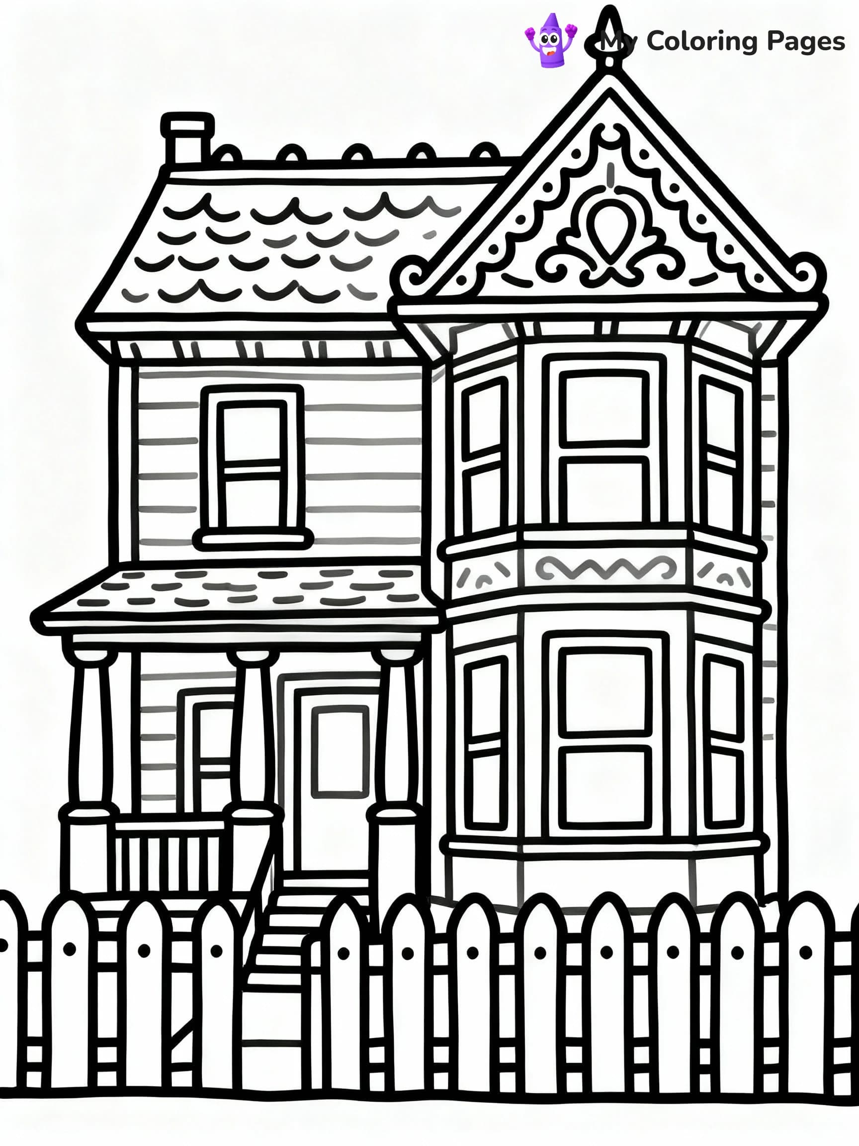 House Coloring Pages - 9