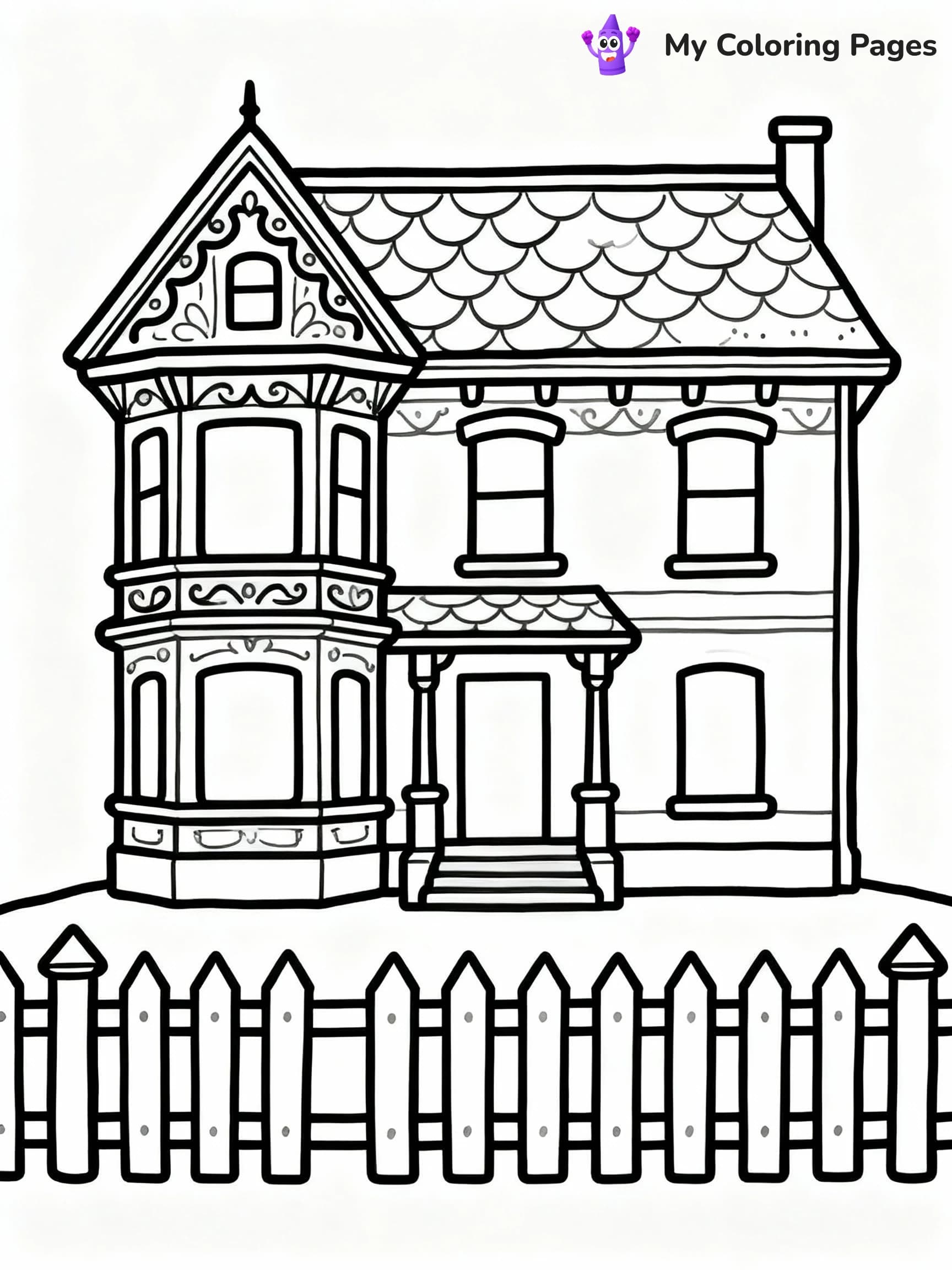 House Coloring Pages - 7