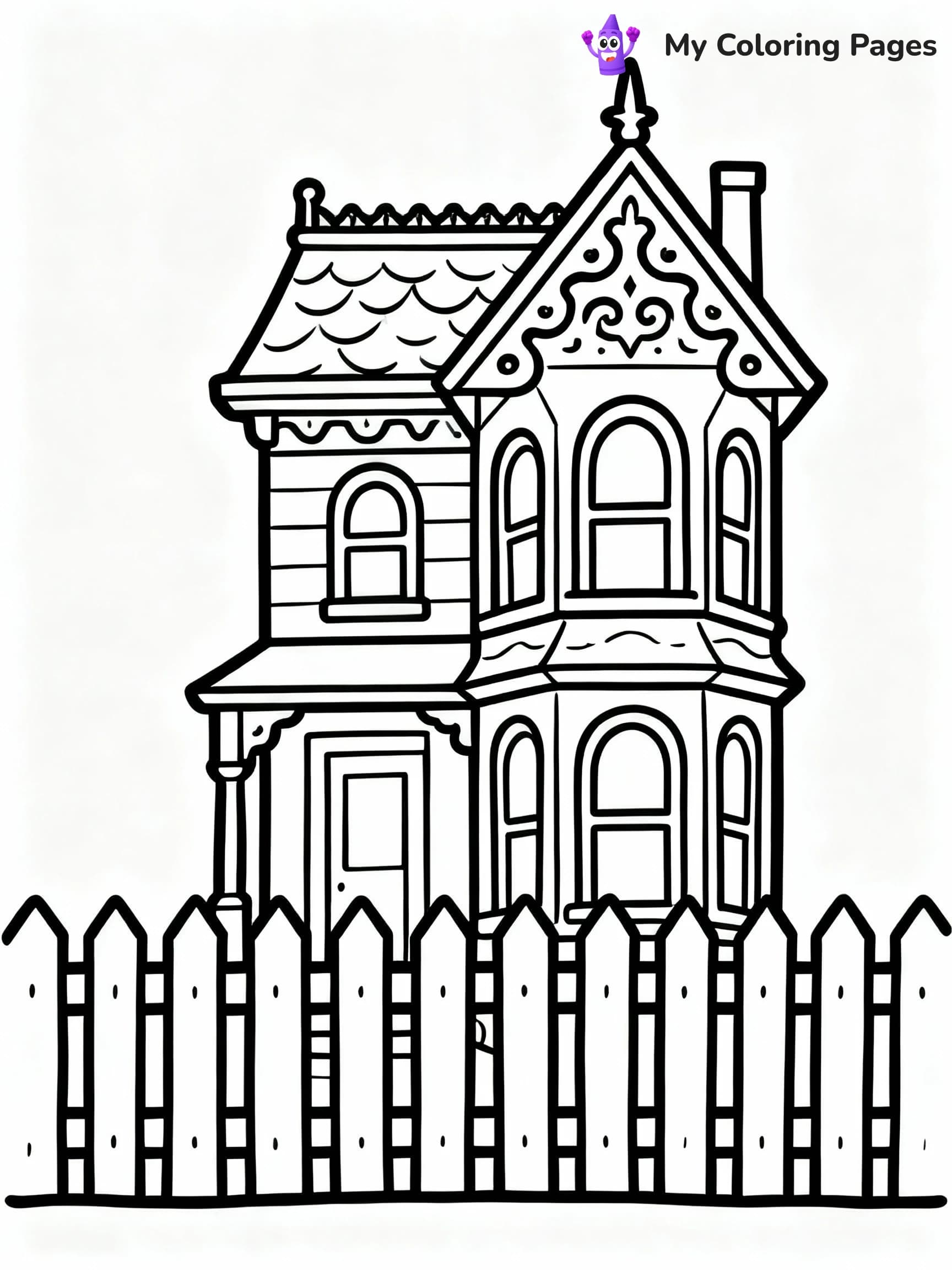 House Coloring Pages - 6