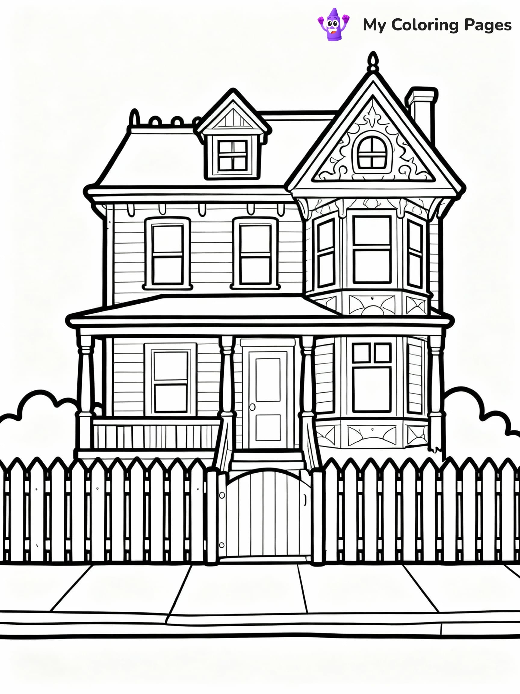 House Coloring Pages - 4