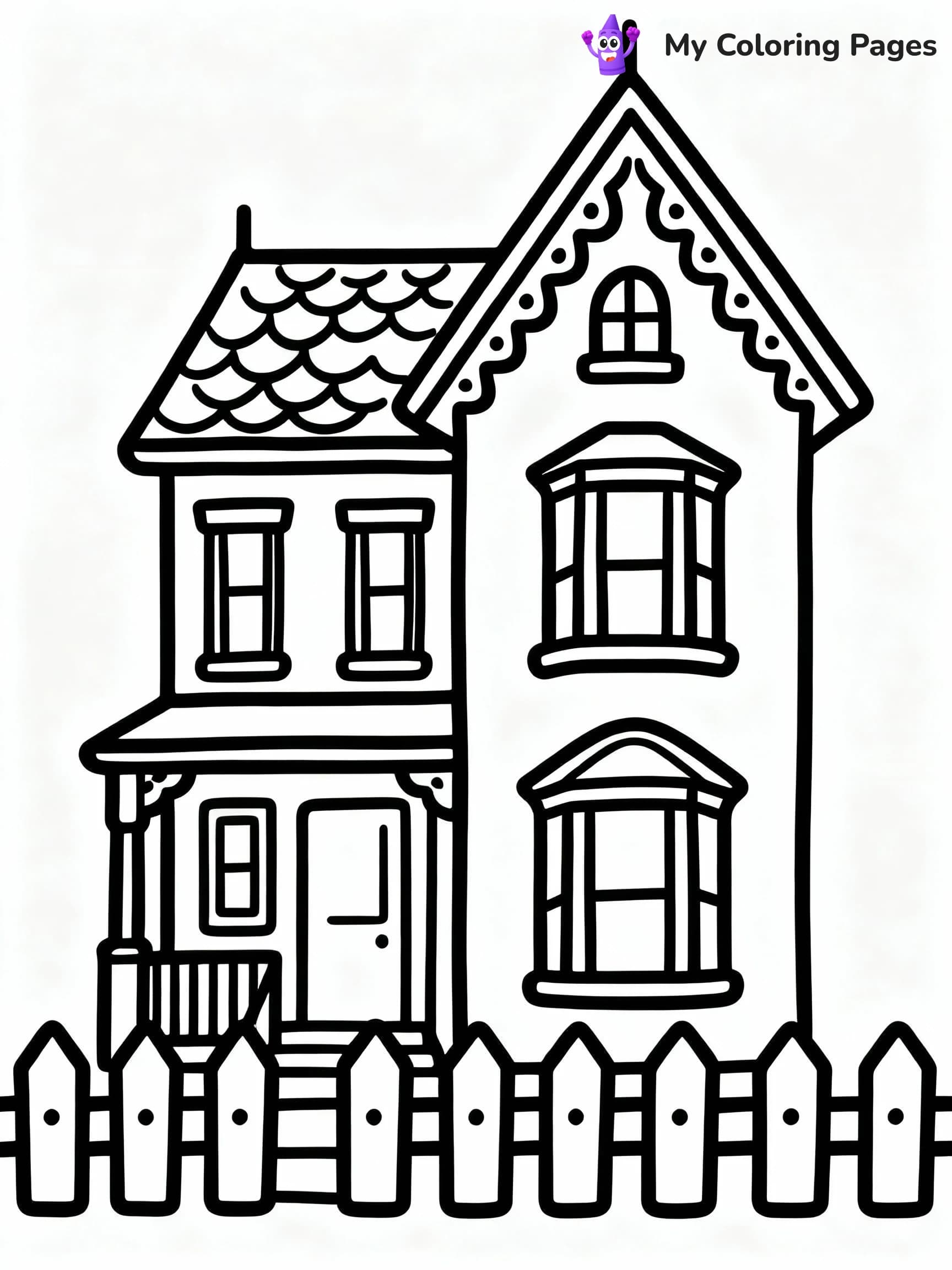 House Coloring Pages - 1