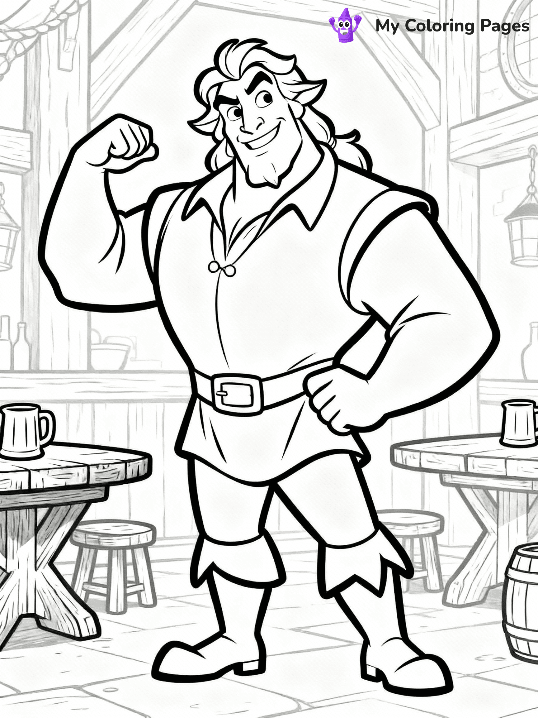 Beauty And The Beast Coloring Pages - 35
