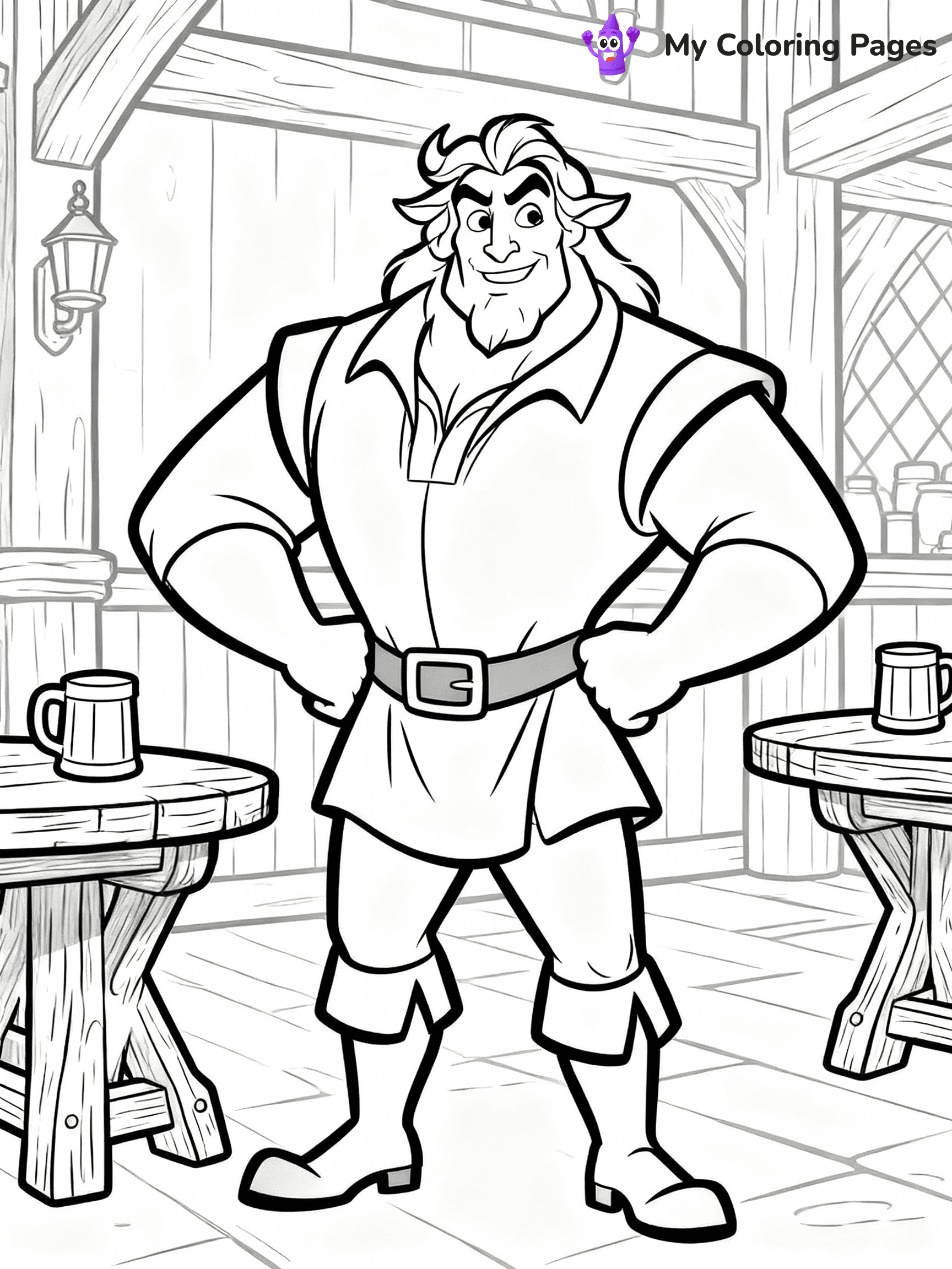 Beauty And The Beast Coloring Pages - 33