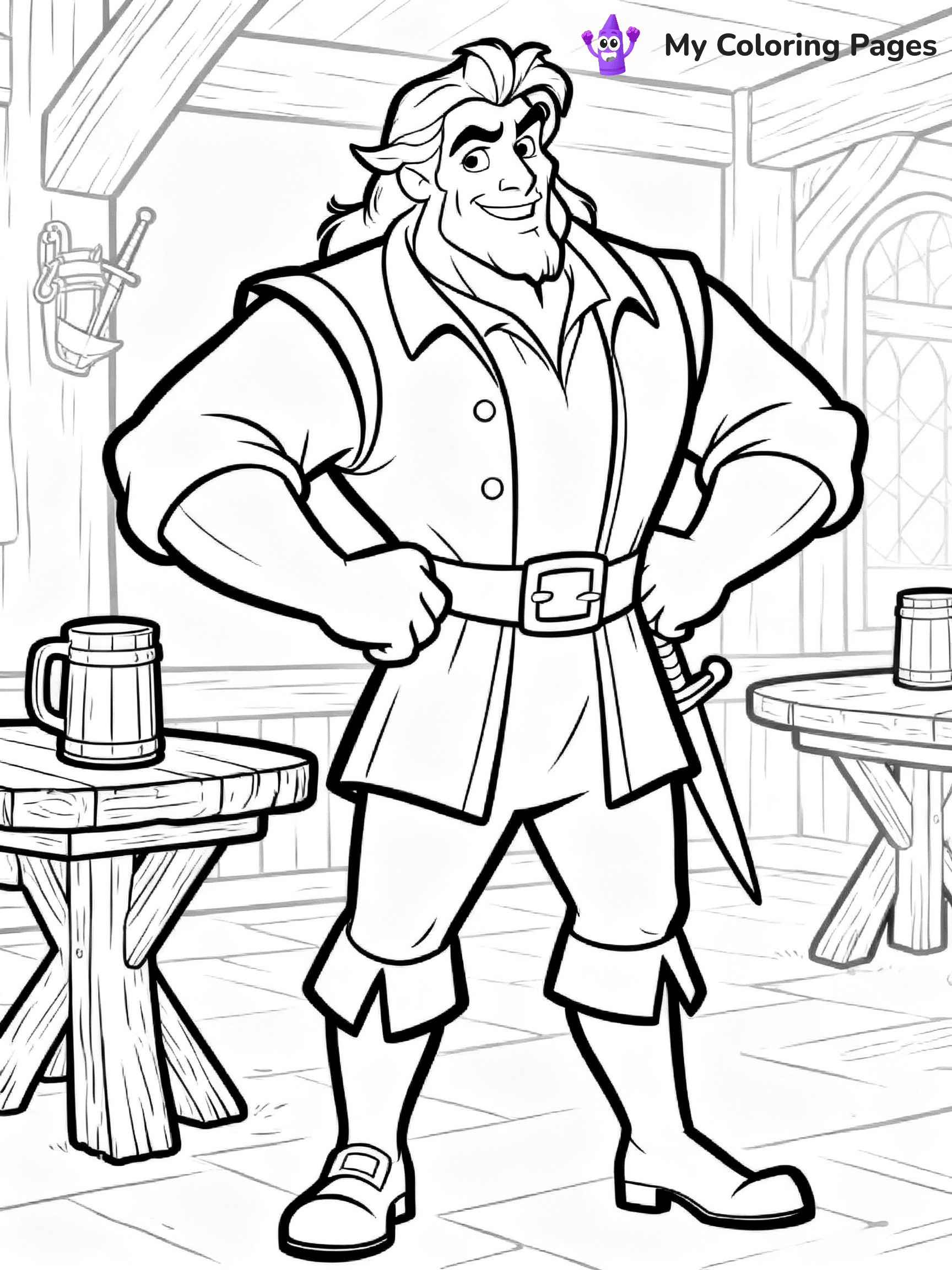 Beauty And The Beast Coloring Pages - 31