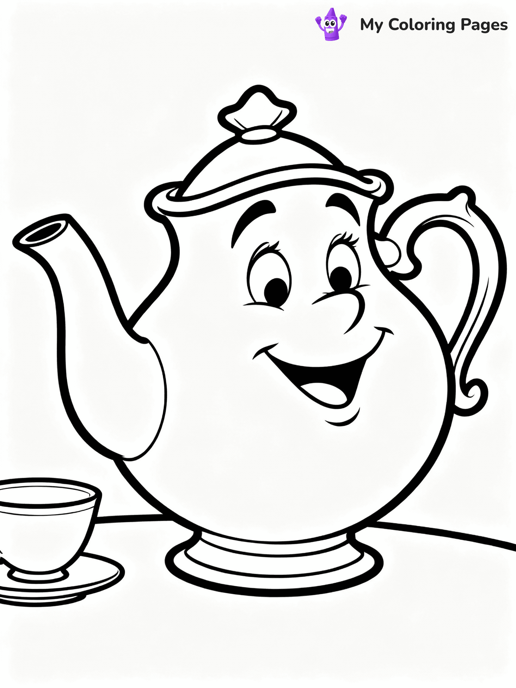 Beauty And The Beast Coloring Pages - 28