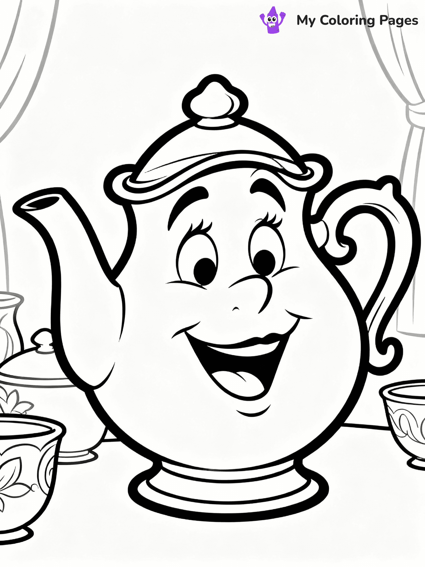 Beauty And The Beast Coloring Pages - 26