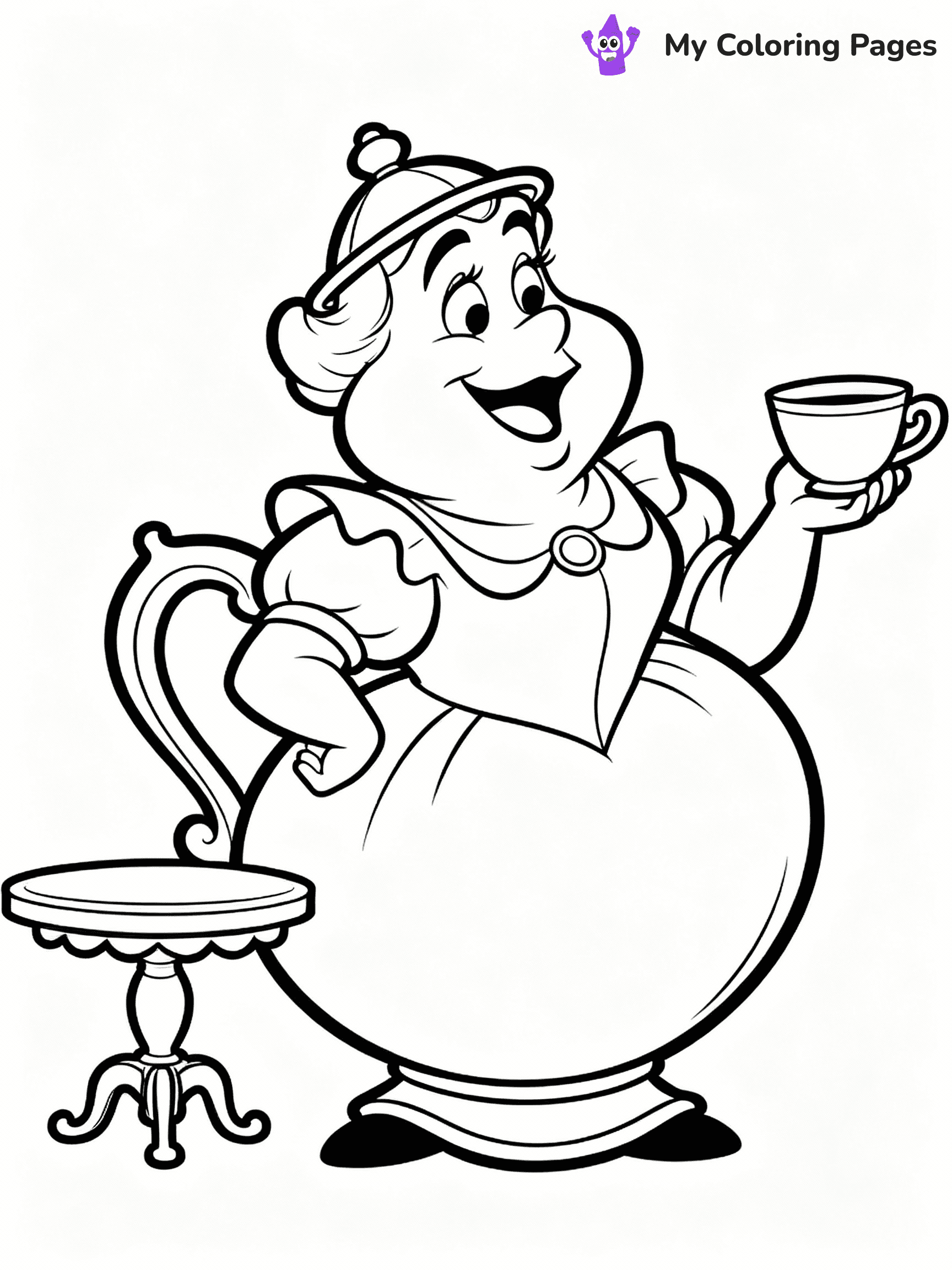 Beauty And The Beast Coloring Pages - 25
