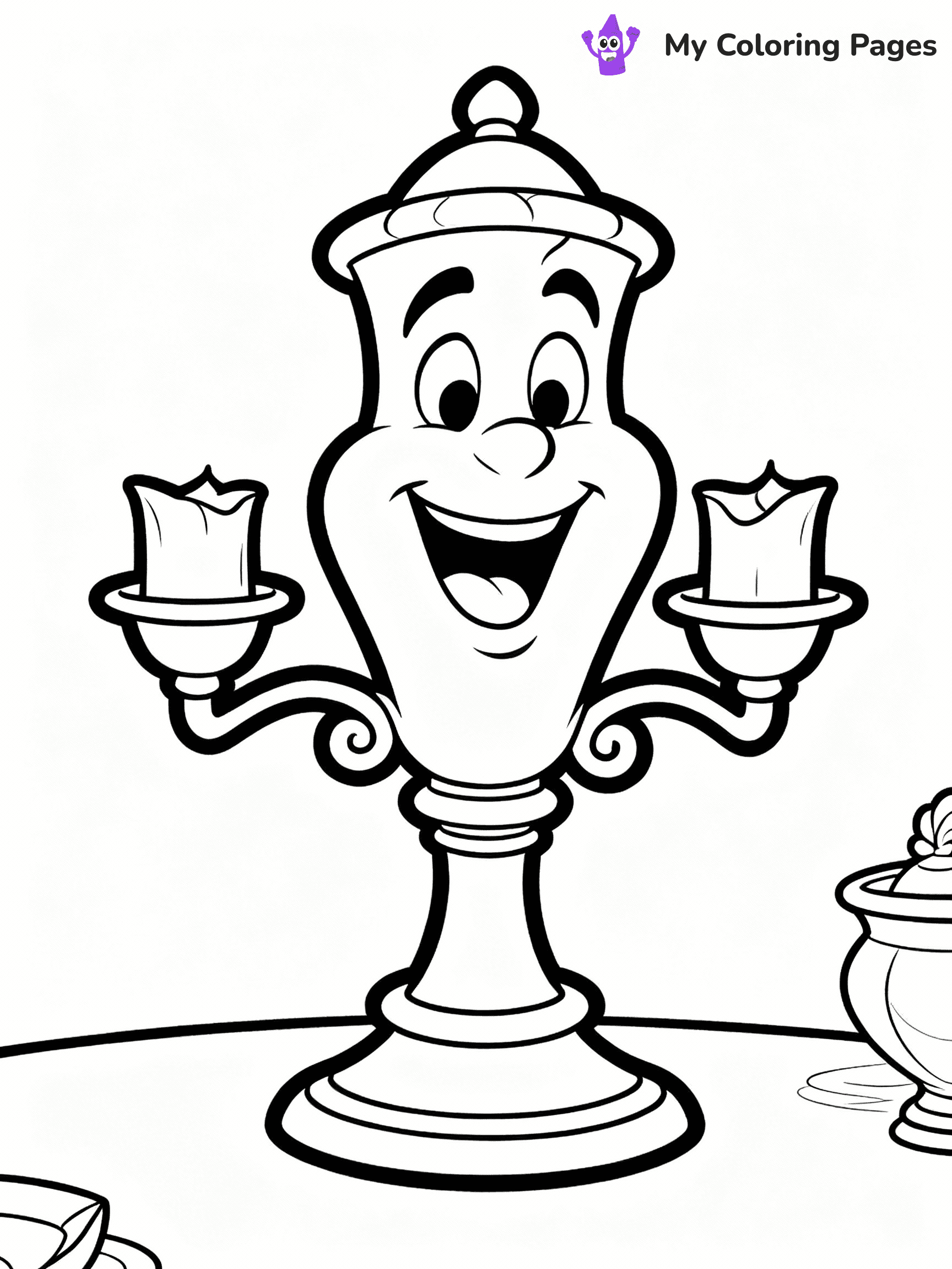 Beauty And The Beast Coloring Pages - 22