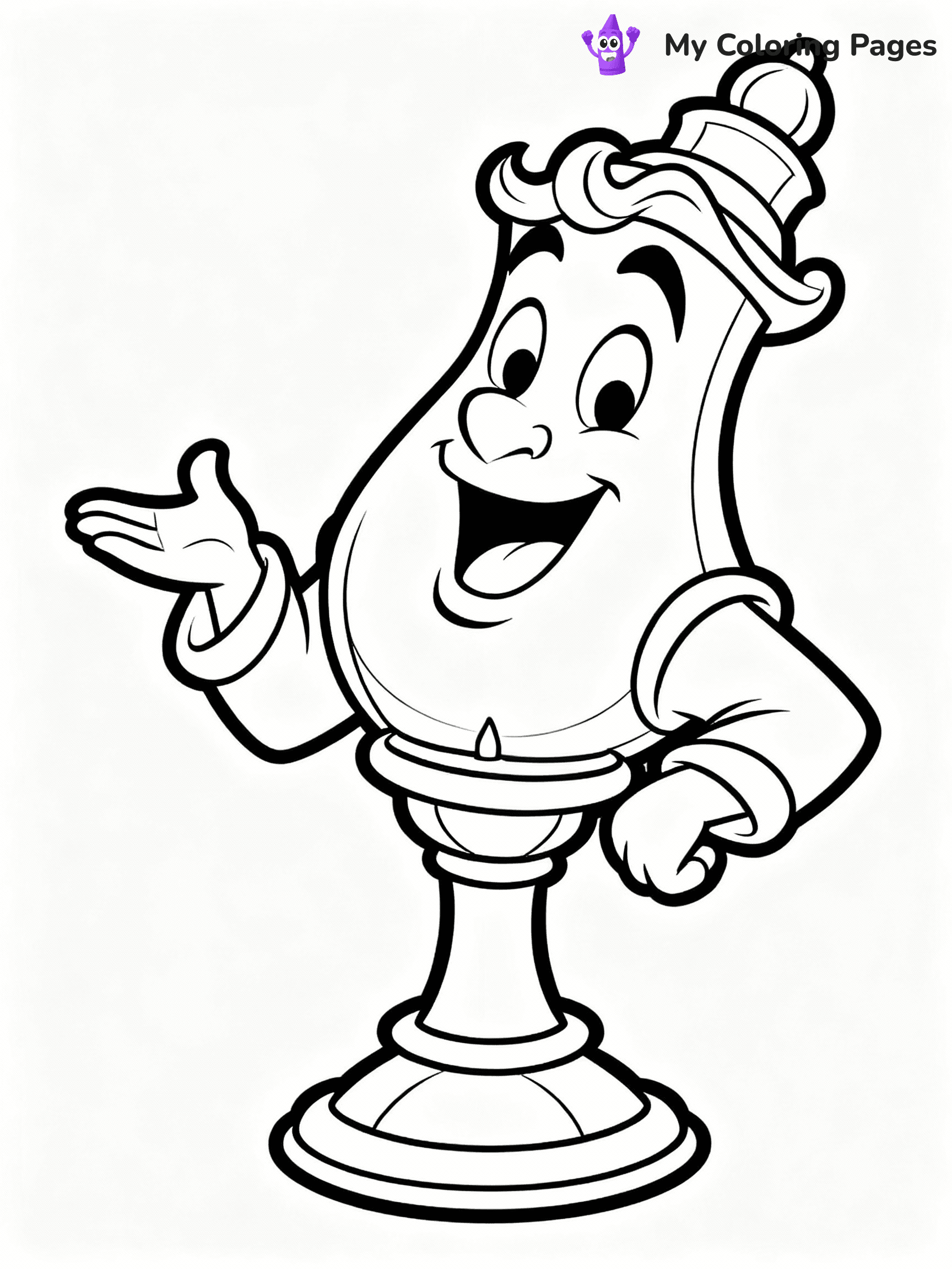 Beauty And The Beast Coloring Pages - 21