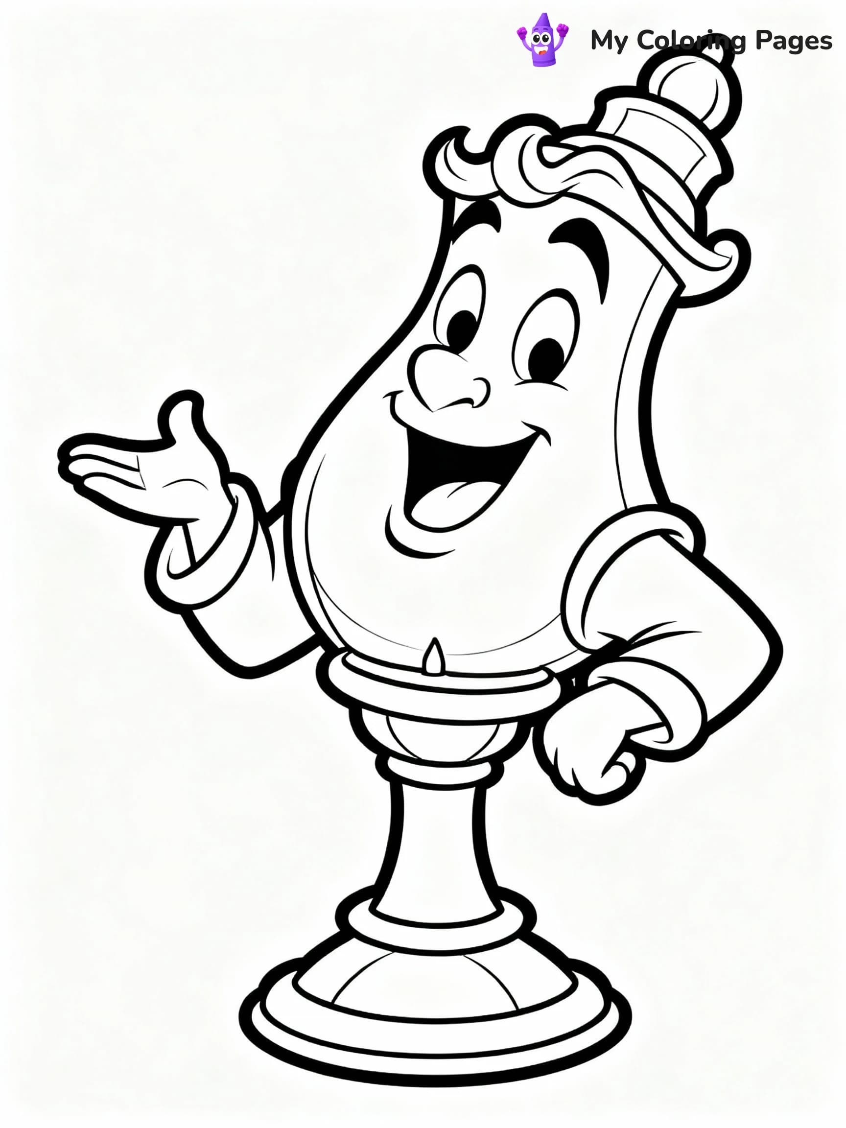Beauty And The Beast Coloring Pages - 21