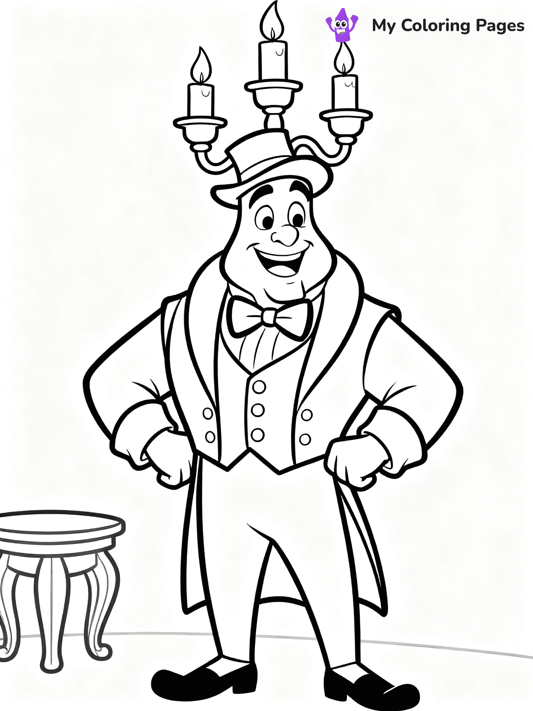 Beauty And The Beast Coloring Pages - 20
