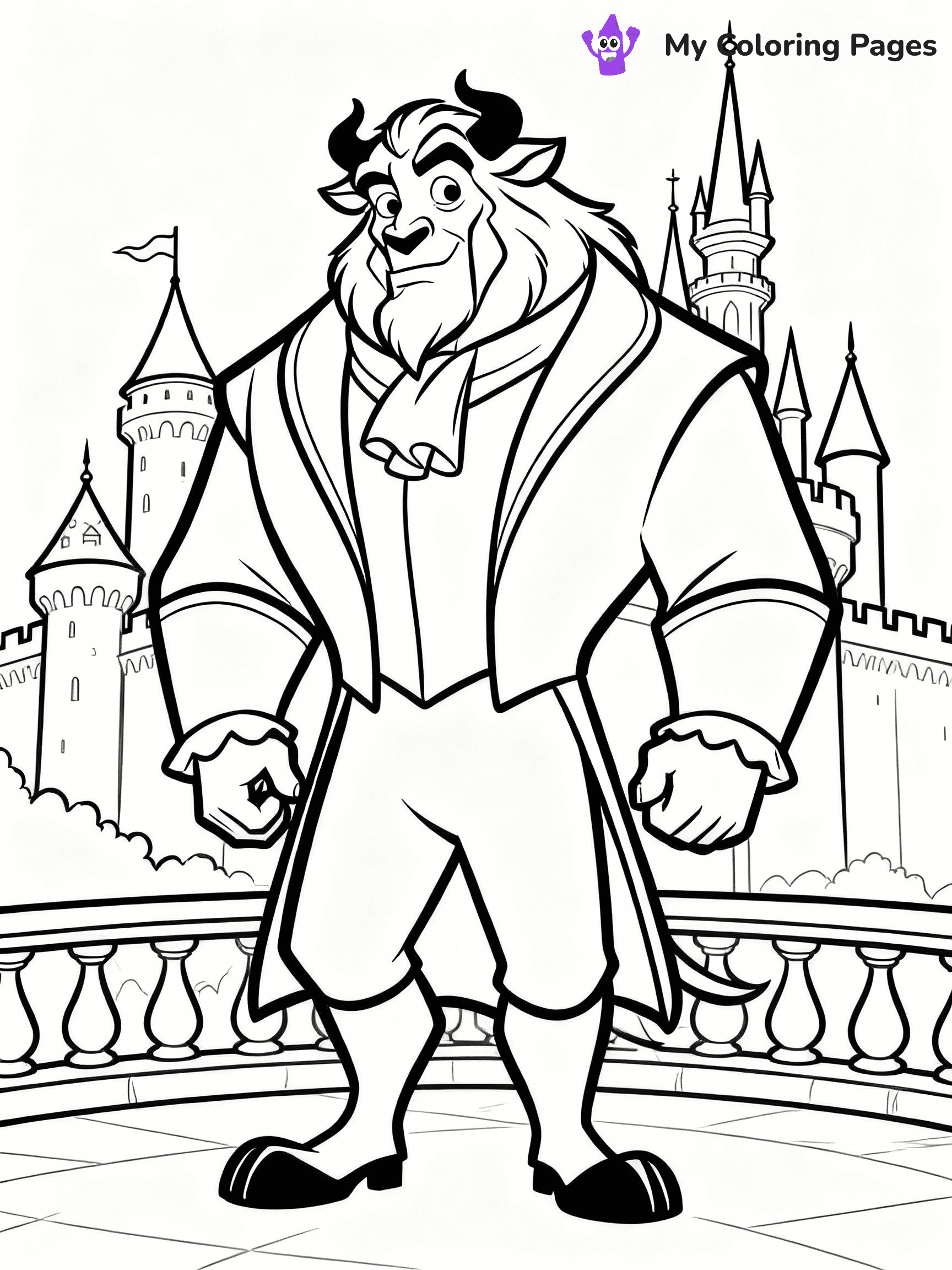 Beauty And The Beast Coloring Pages - 18