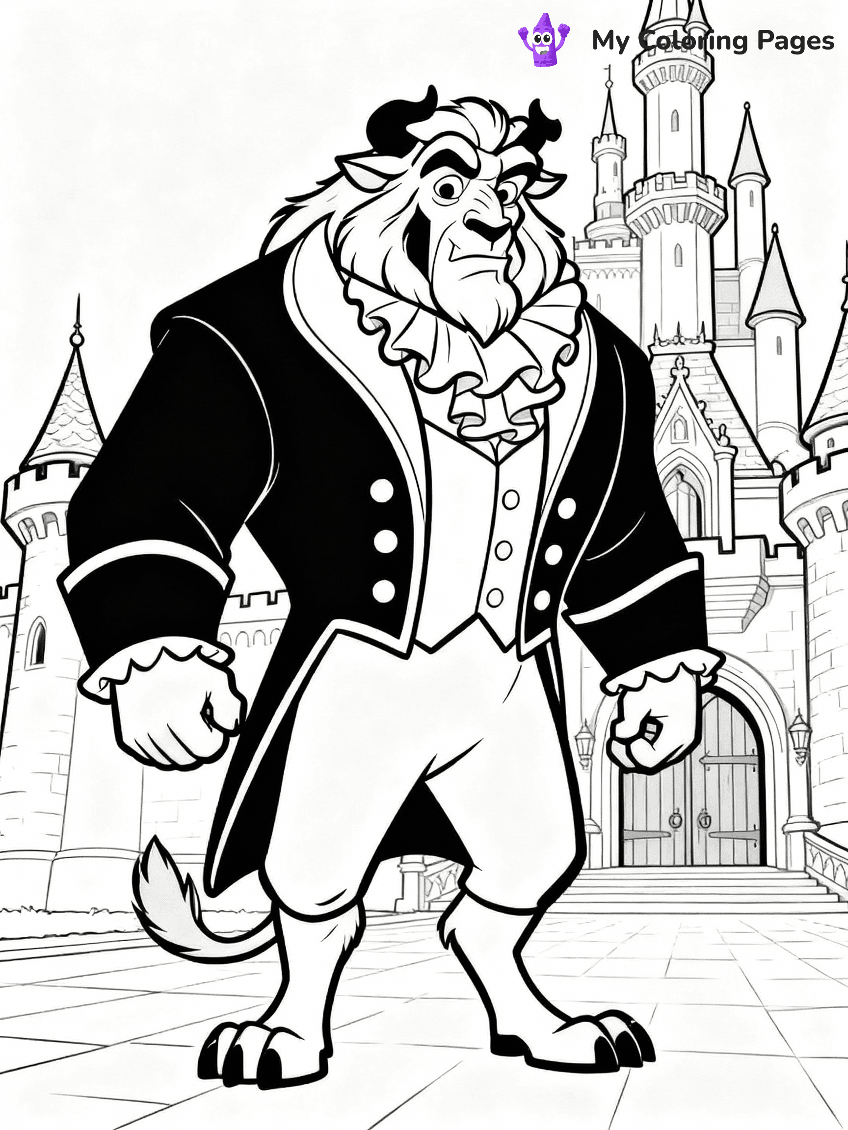 Beauty And The Beast Coloring Pages - 15