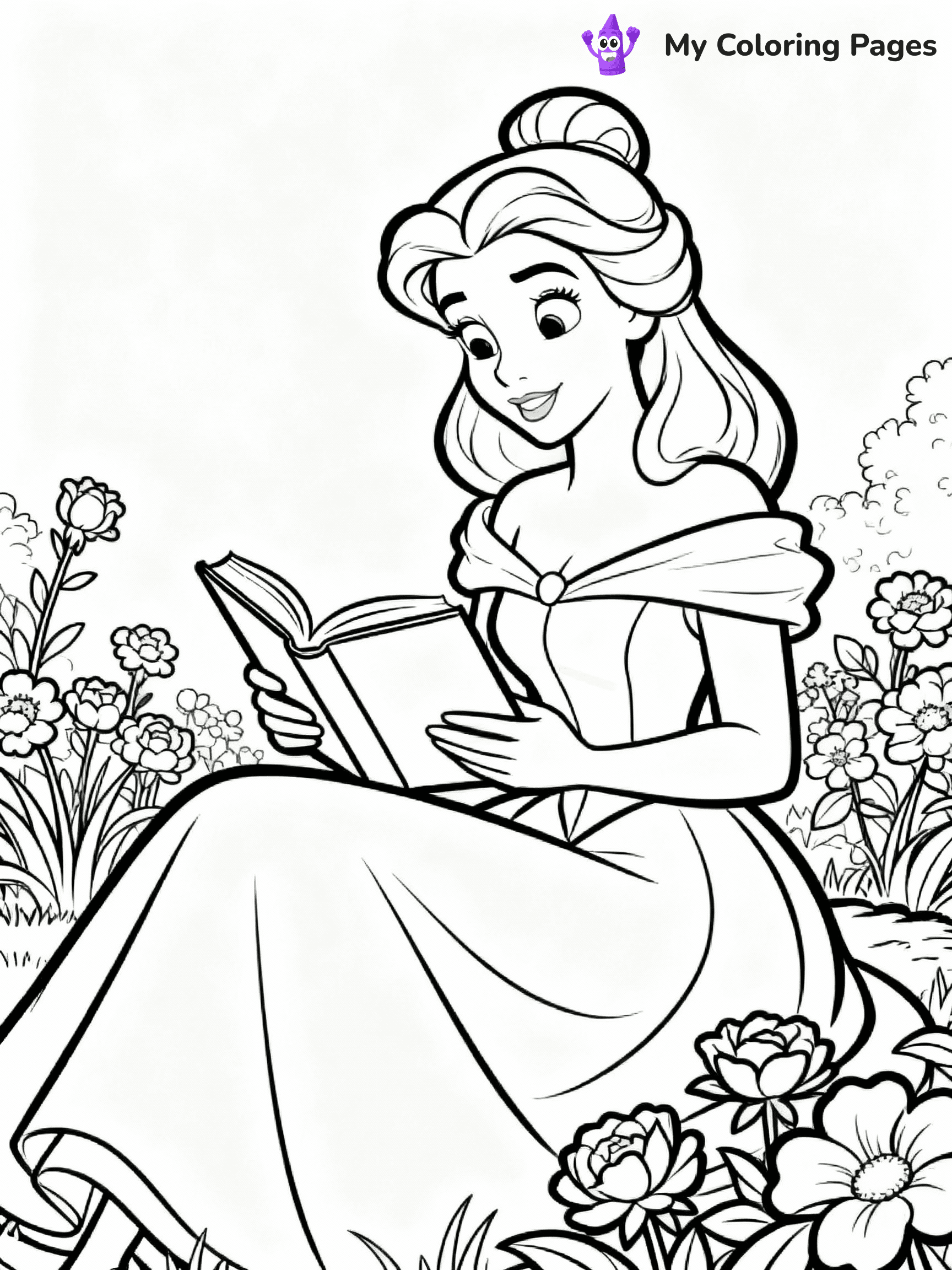 Beauty And The Beast Coloring Pages - 7