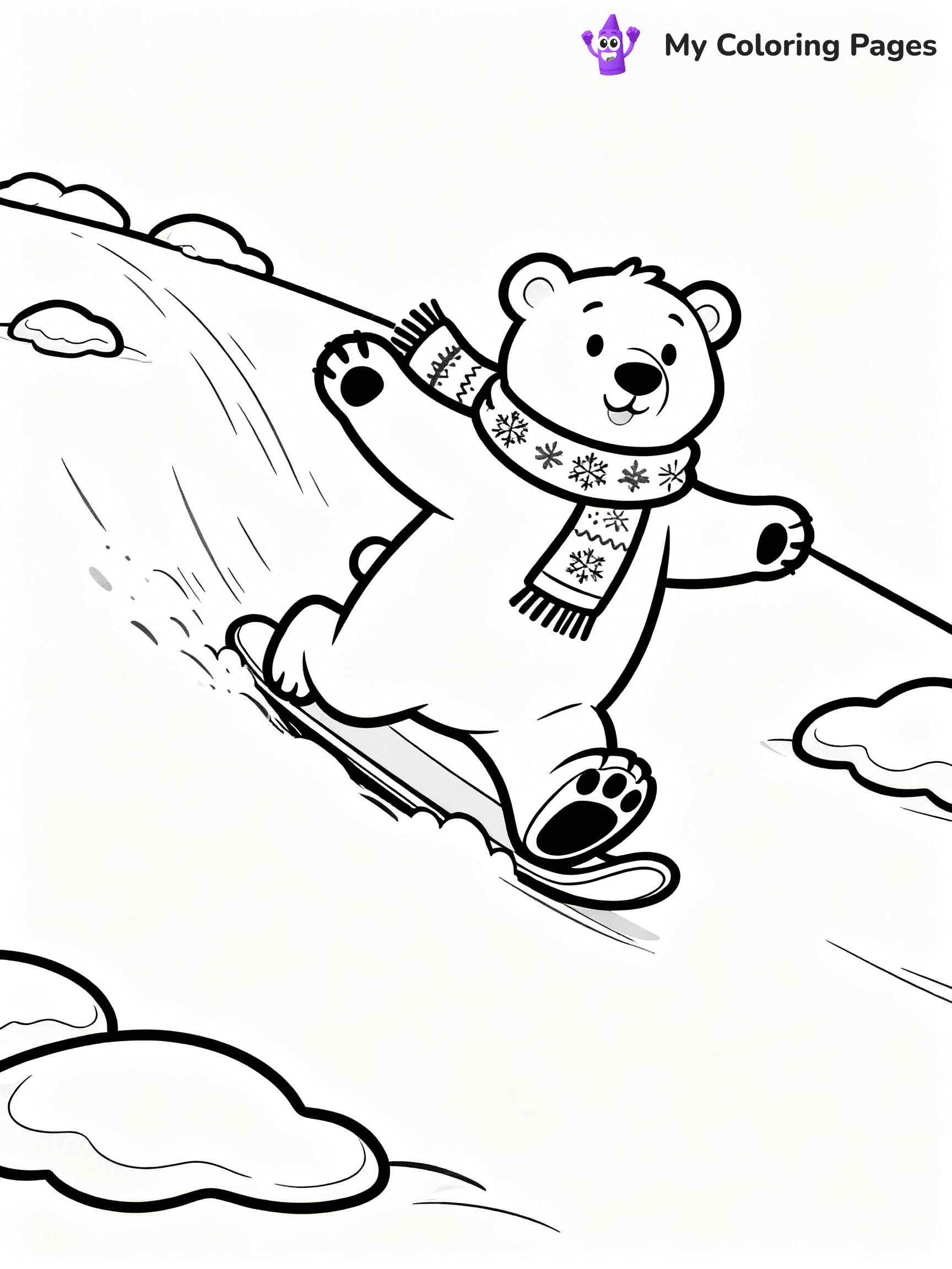North Pole Coloring Pages - 24