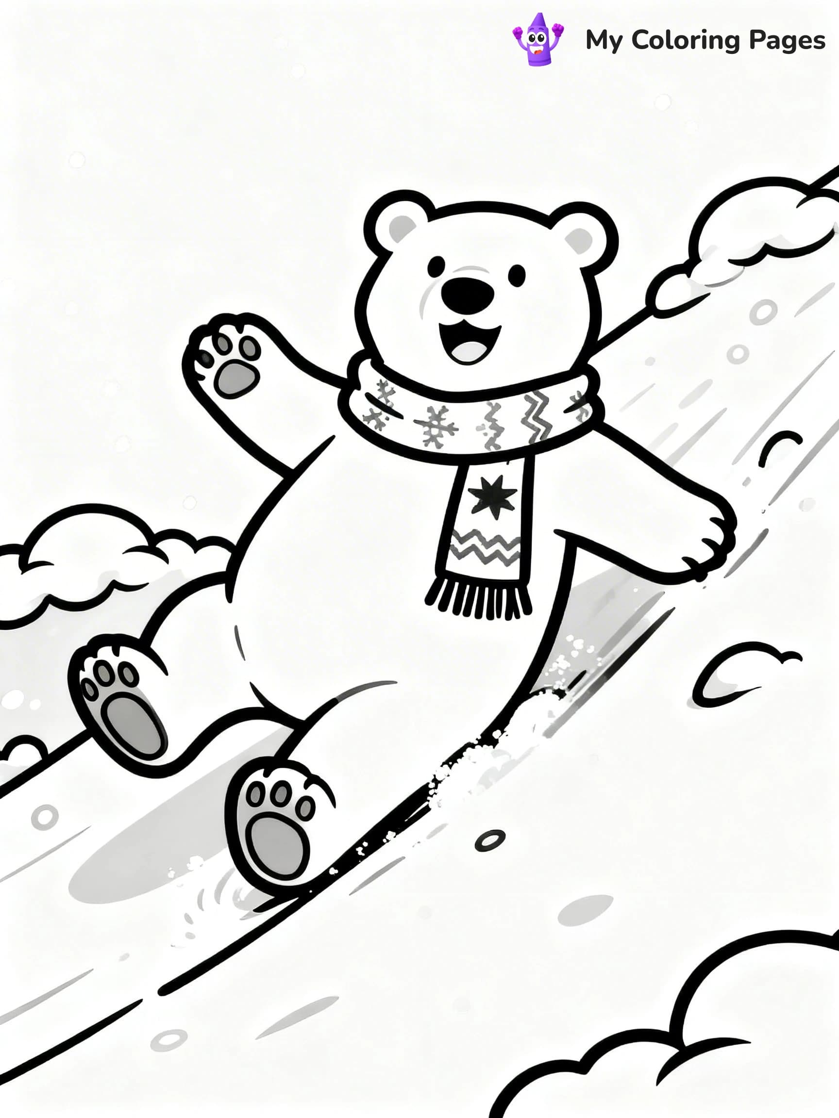 North Pole Coloring Pages - 23