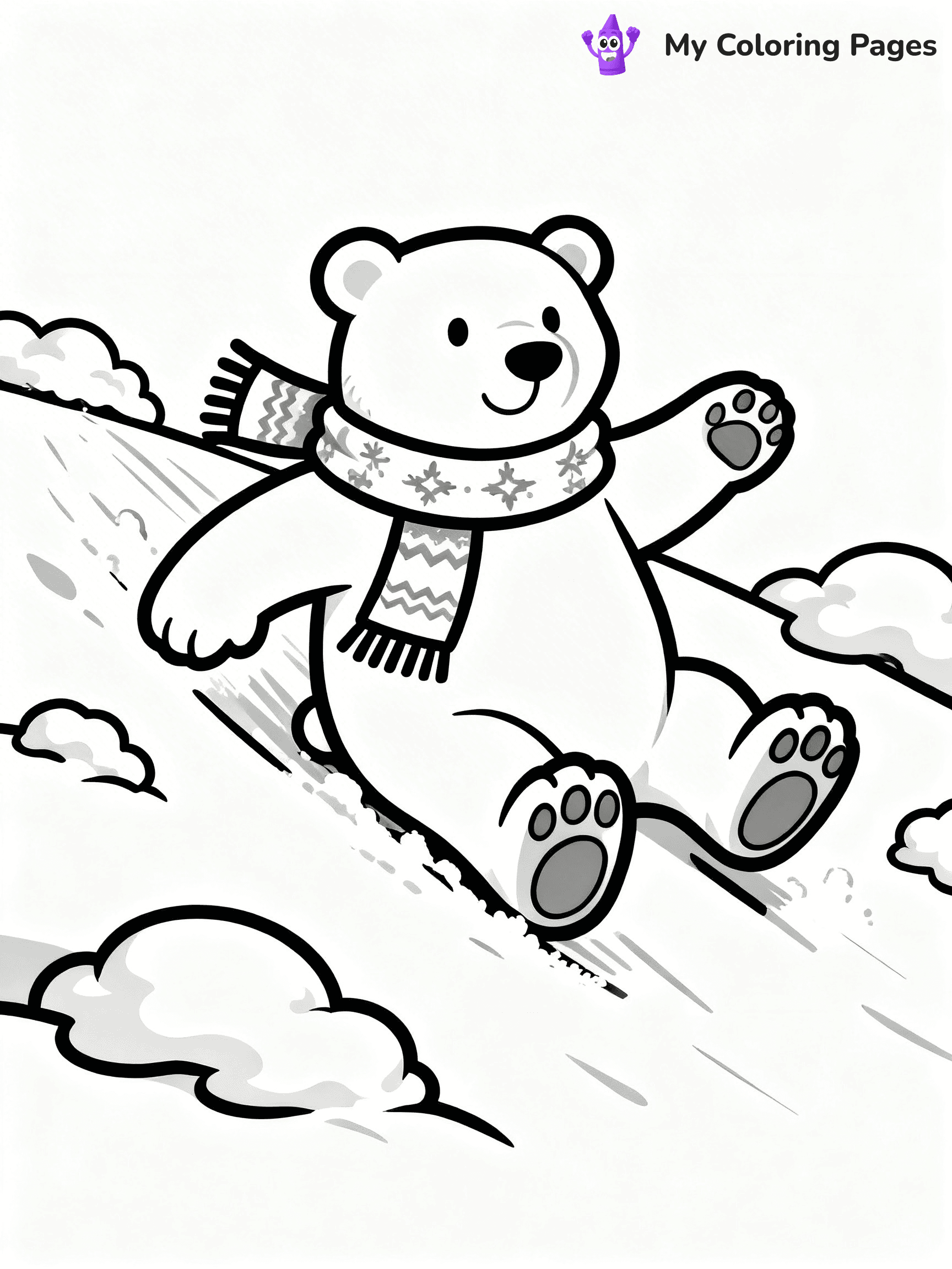 North Pole Coloring Pages - 22