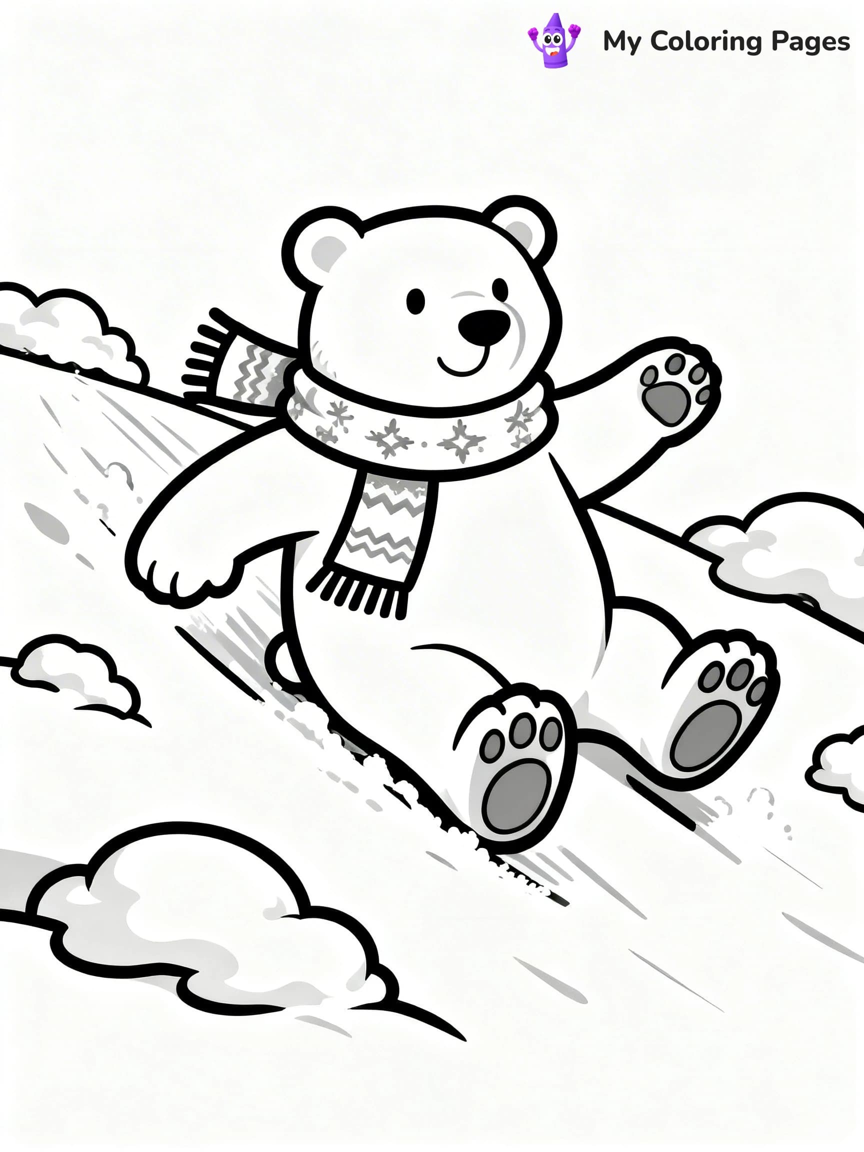 North Pole Coloring Pages - 22