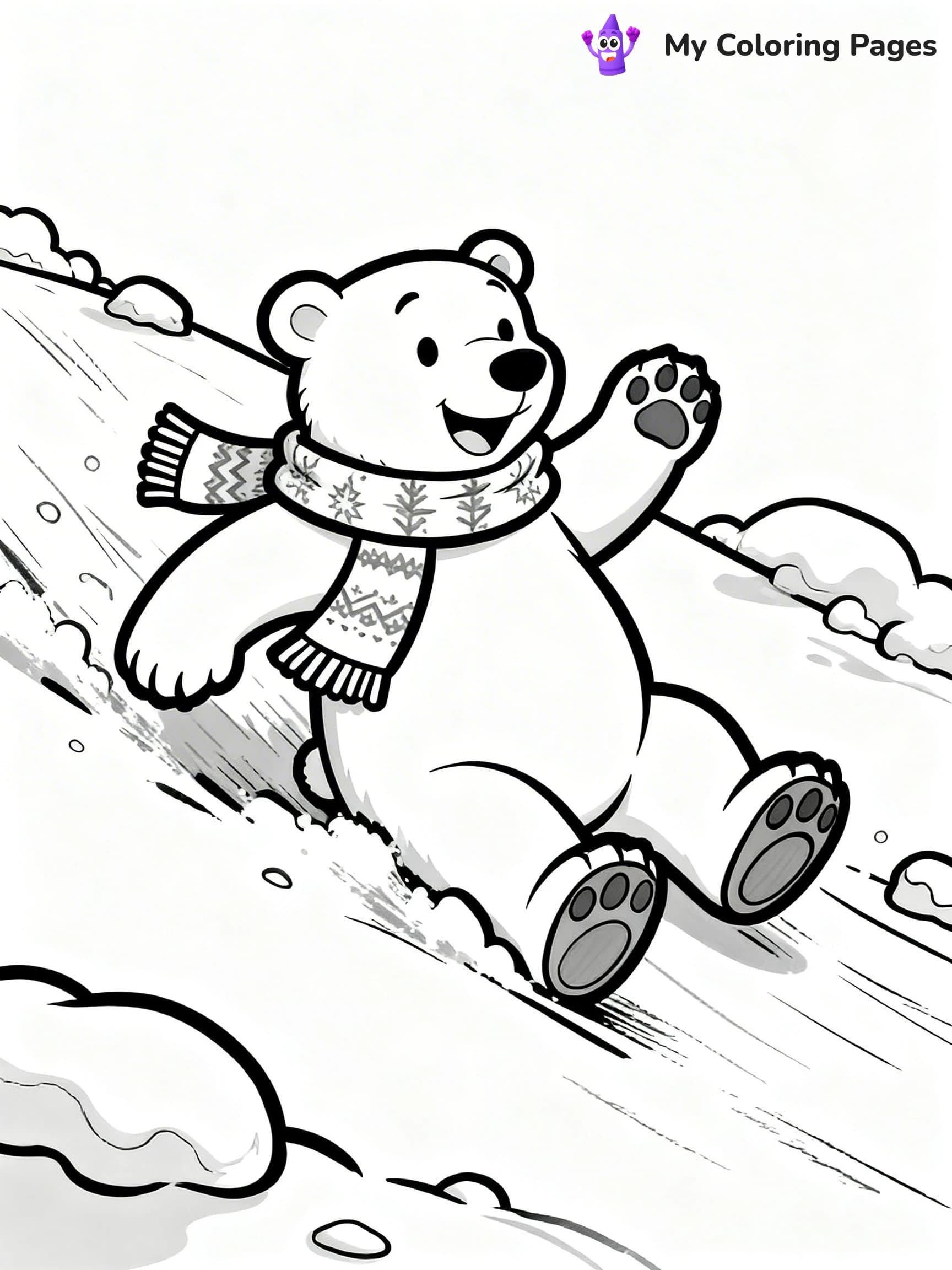 North Pole Coloring Pages - 20