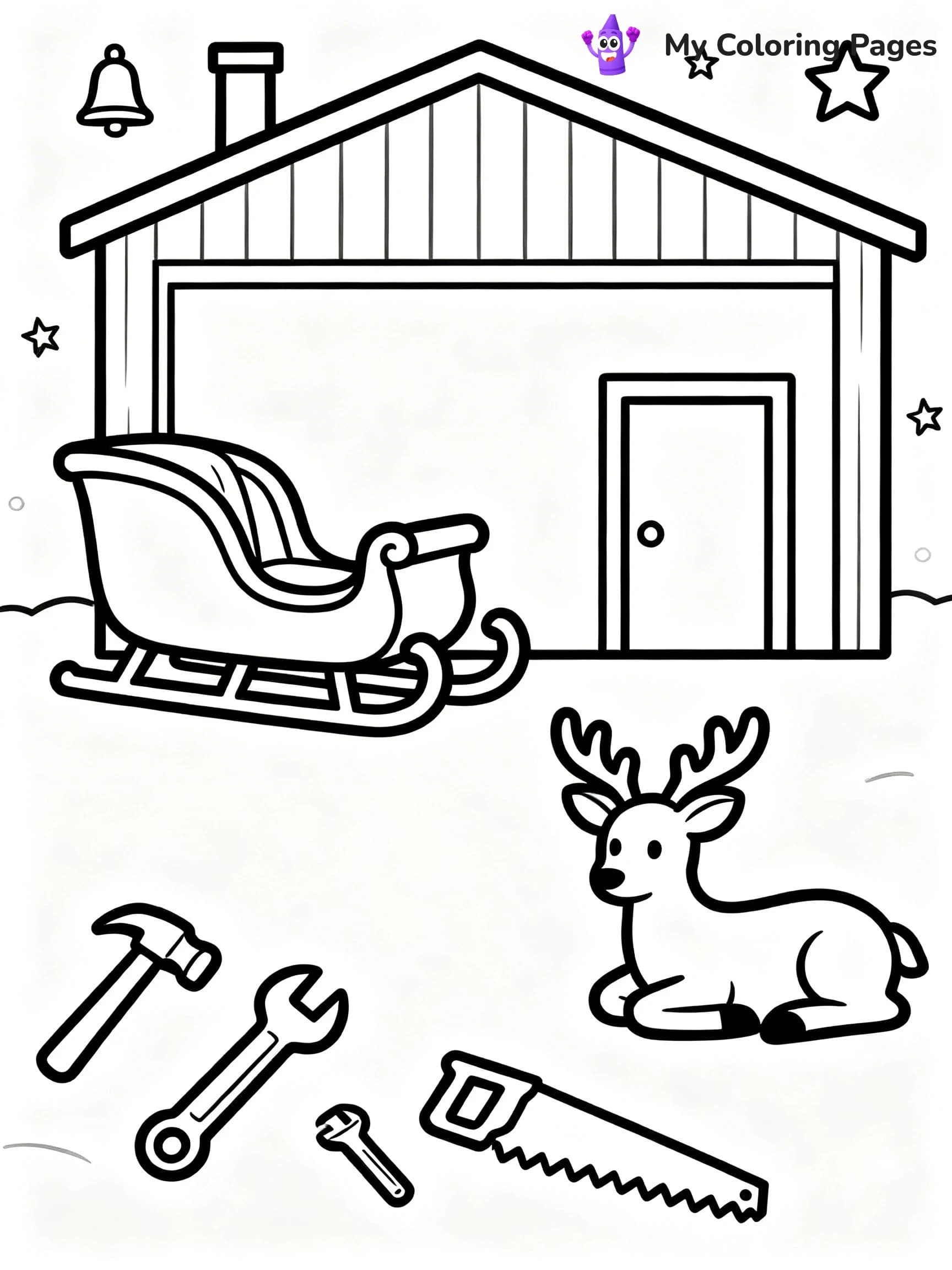 North Pole Coloring Pages - 15