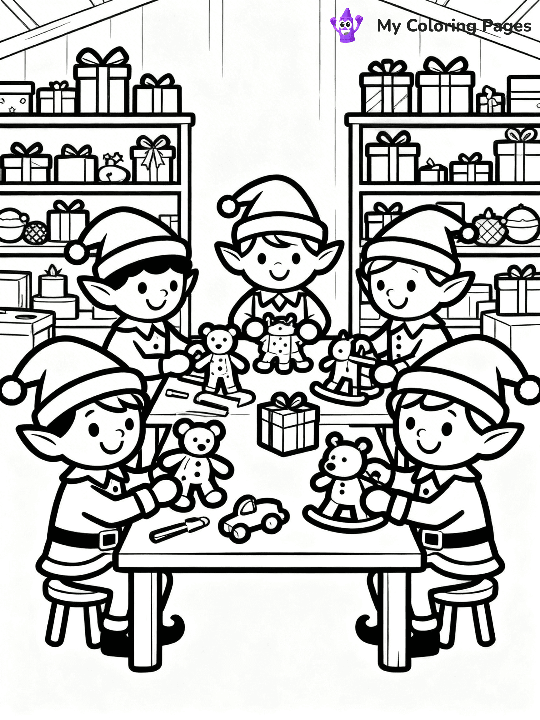 North Pole Coloring Pages - 13