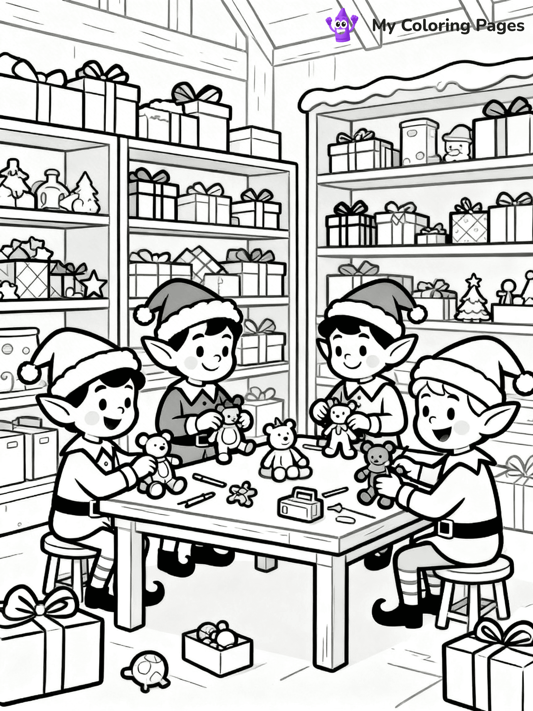 North Pole Coloring Pages - 12