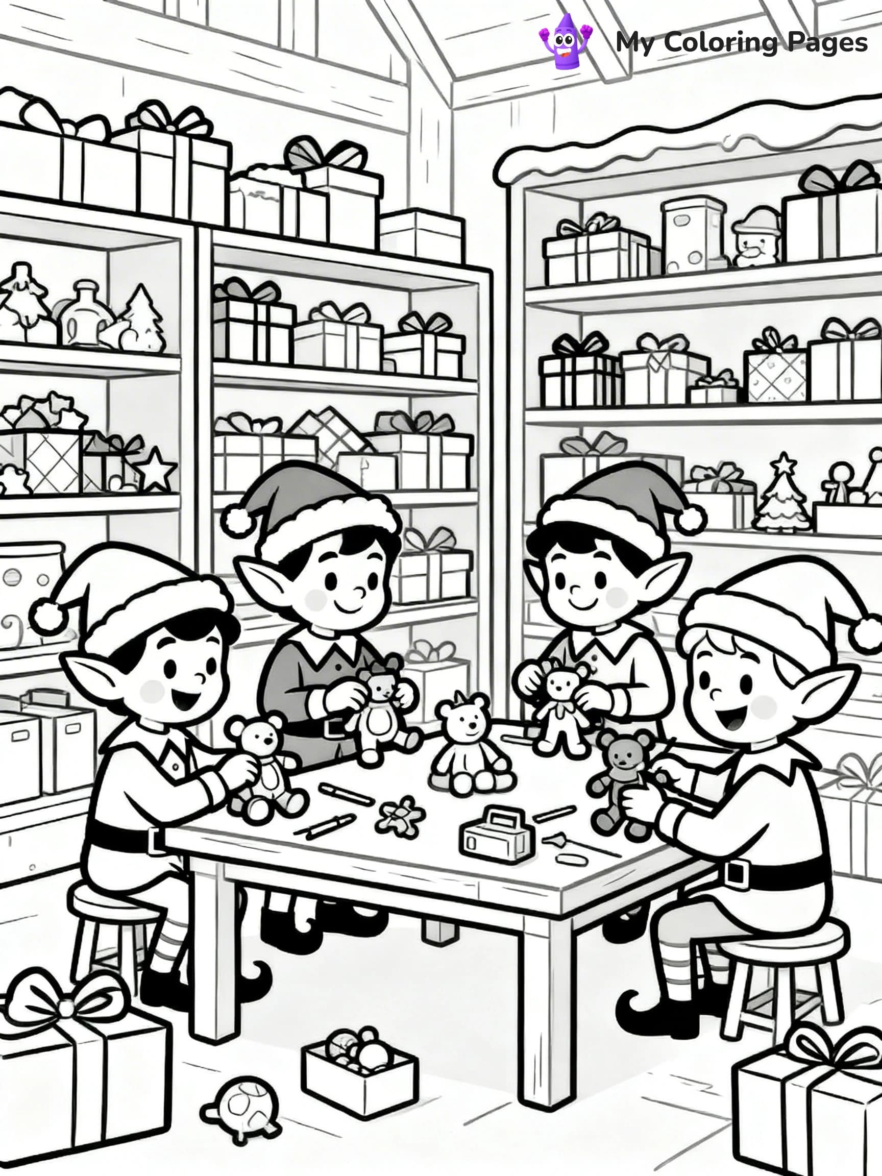 North Pole Coloring Pages - 12