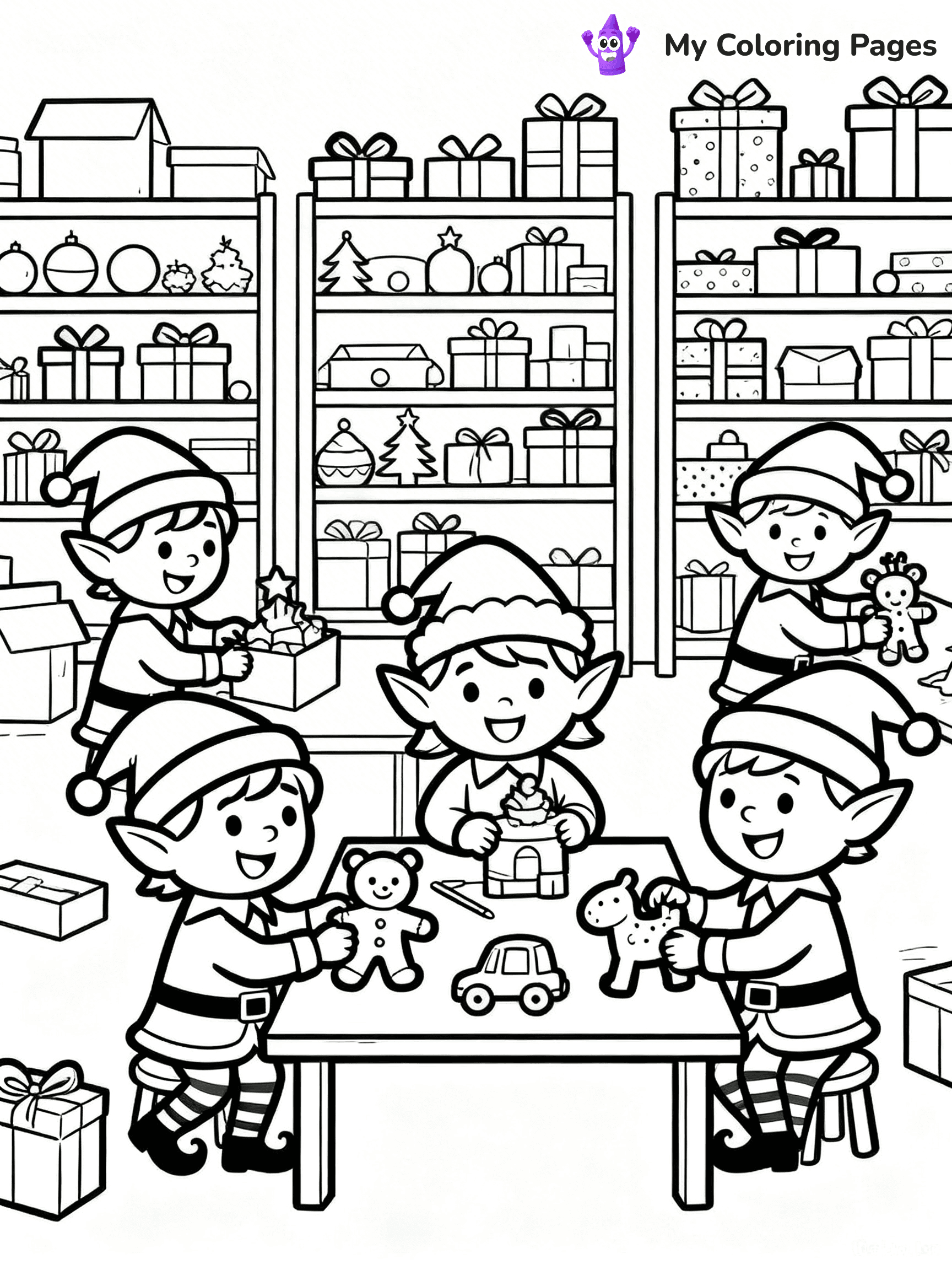 North Pole Coloring Pages - 11
