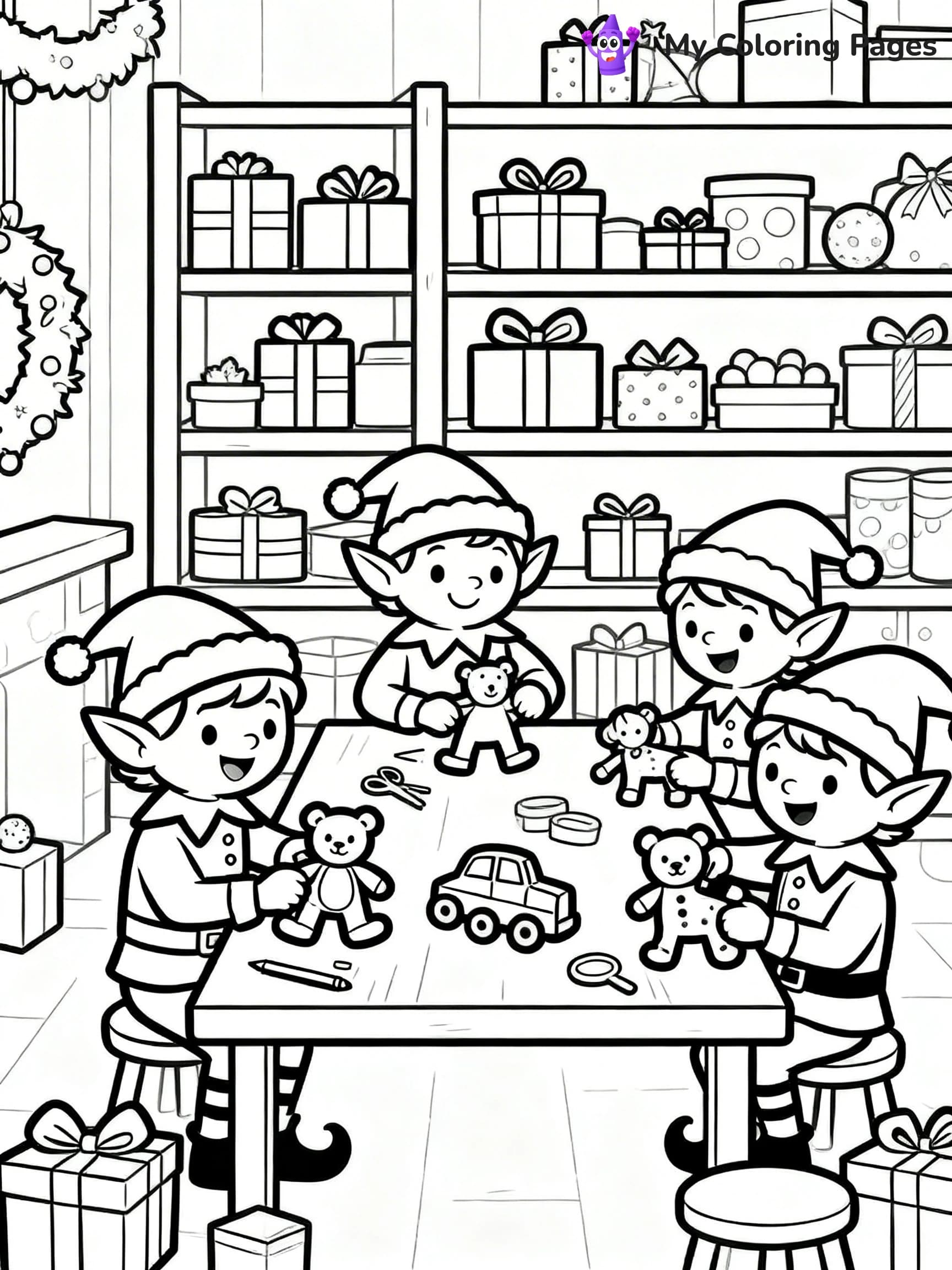 North Pole Coloring Pages - 10