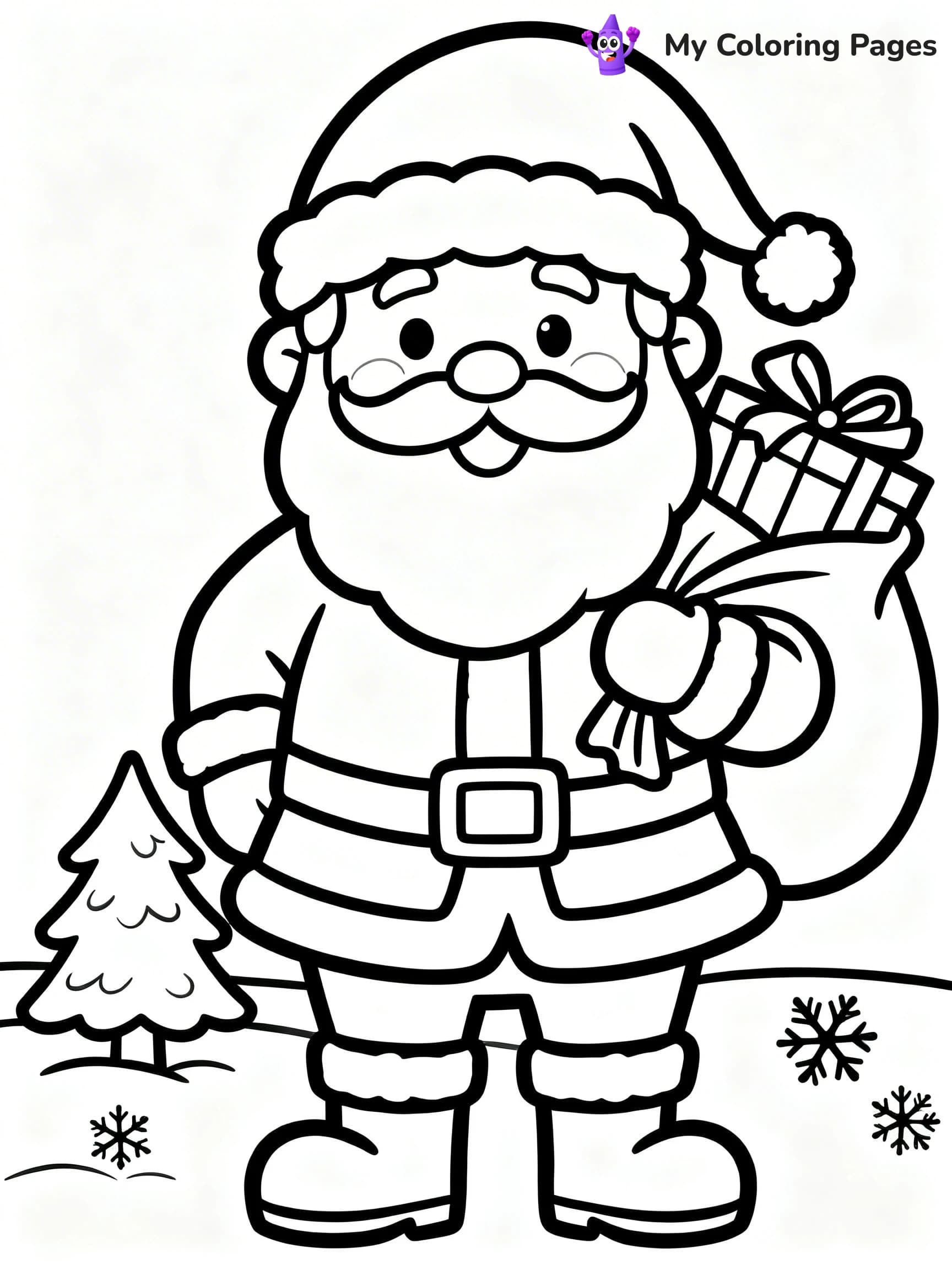 North Pole Coloring Pages - 6
