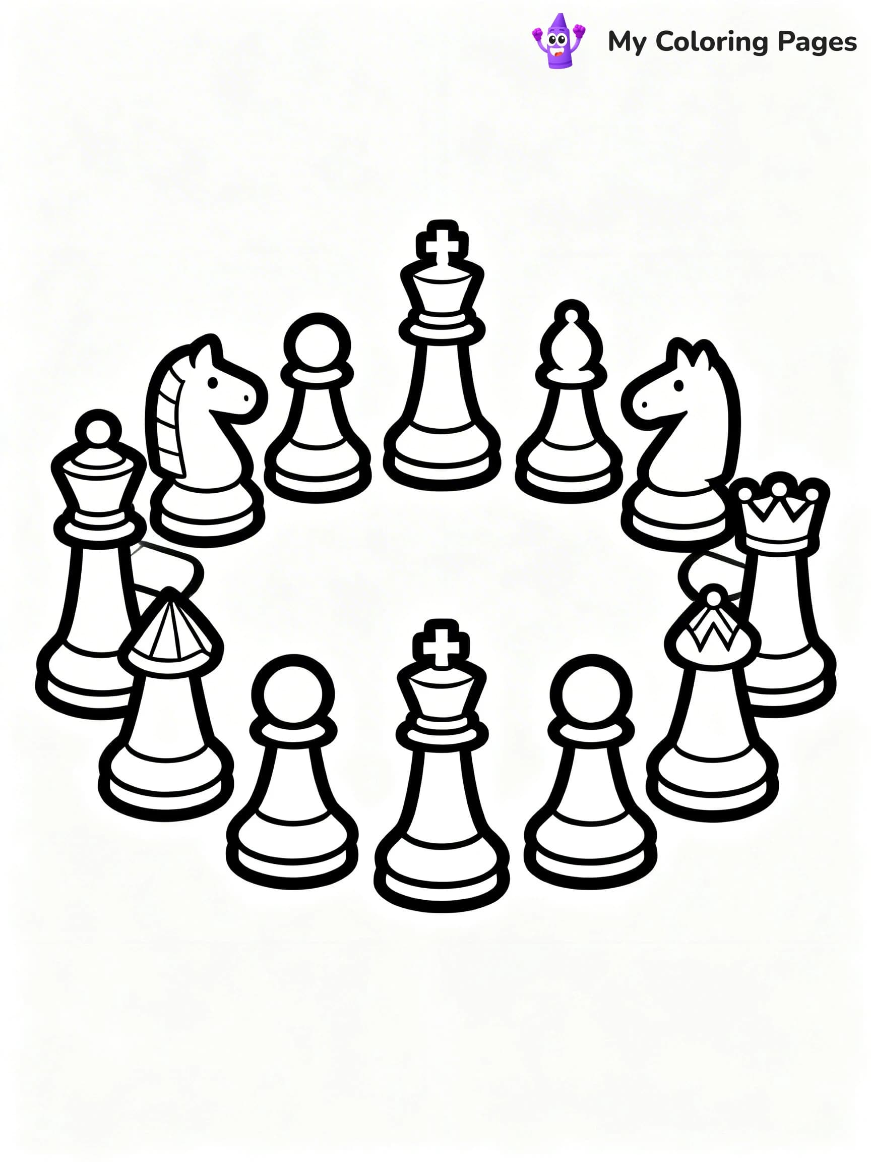 Chess Coloring Pages - 22
