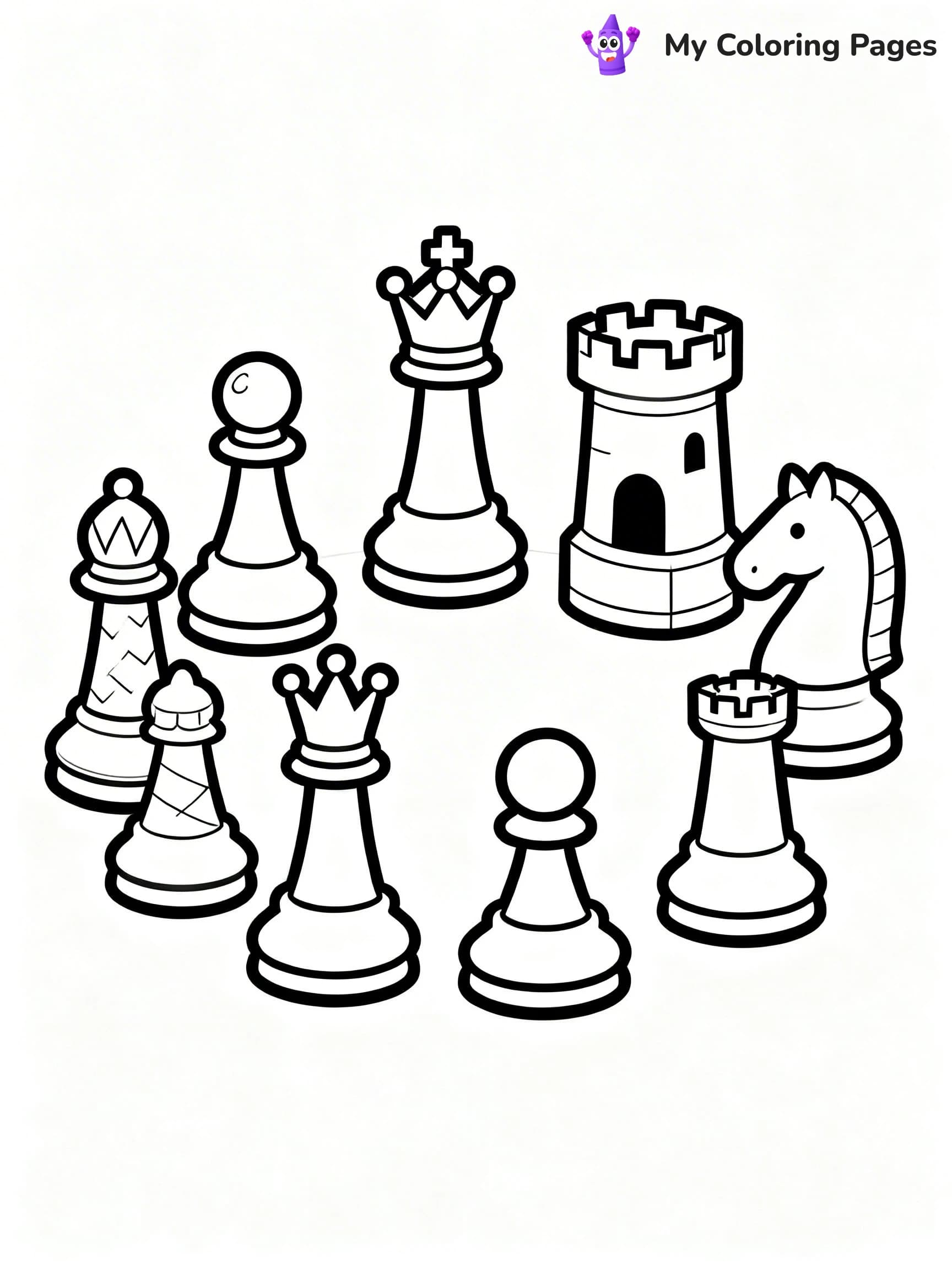 Chess Coloring Pages - 20