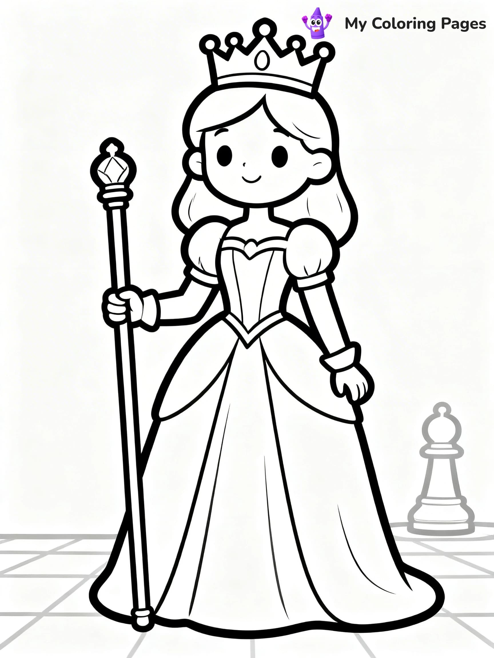 Chess Coloring Pages - 13