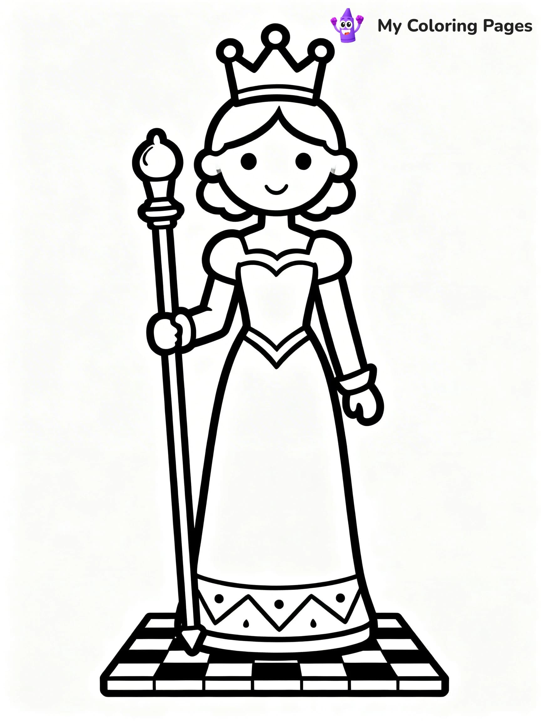 Chess Coloring Pages - 8