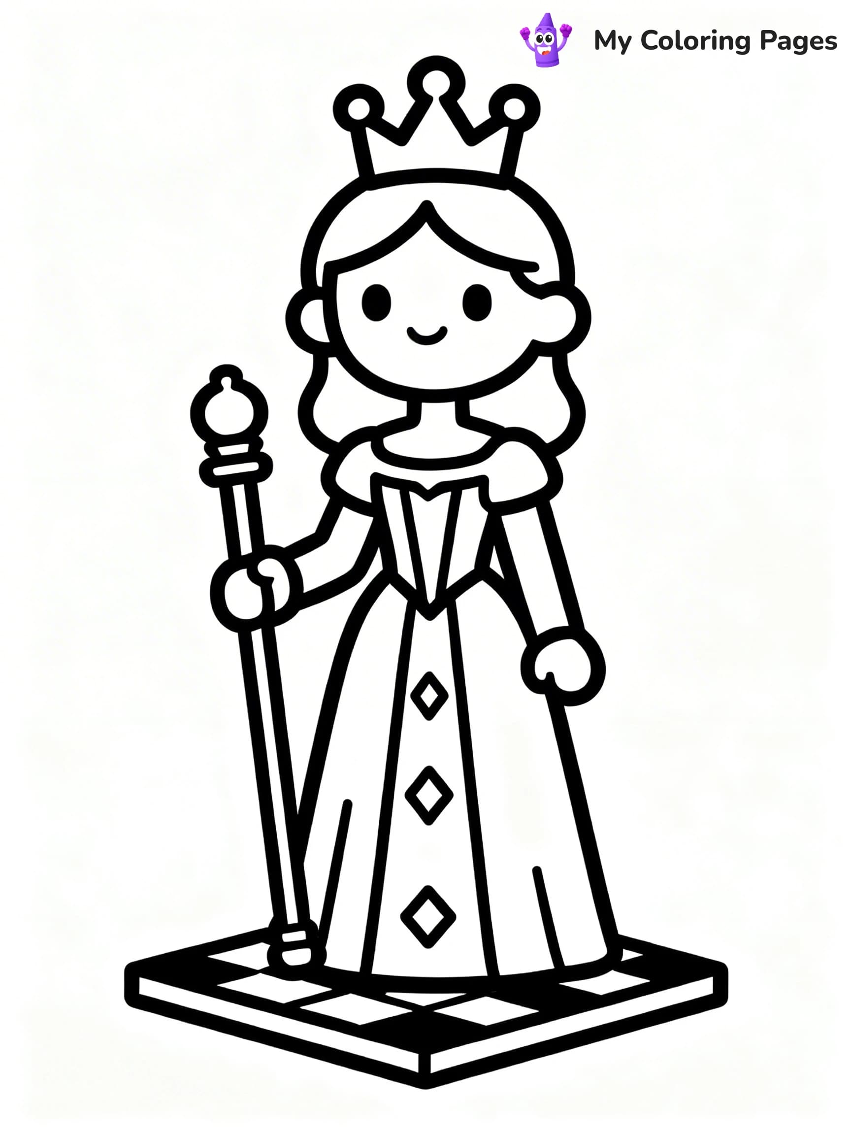 Chess Coloring Pages - 7