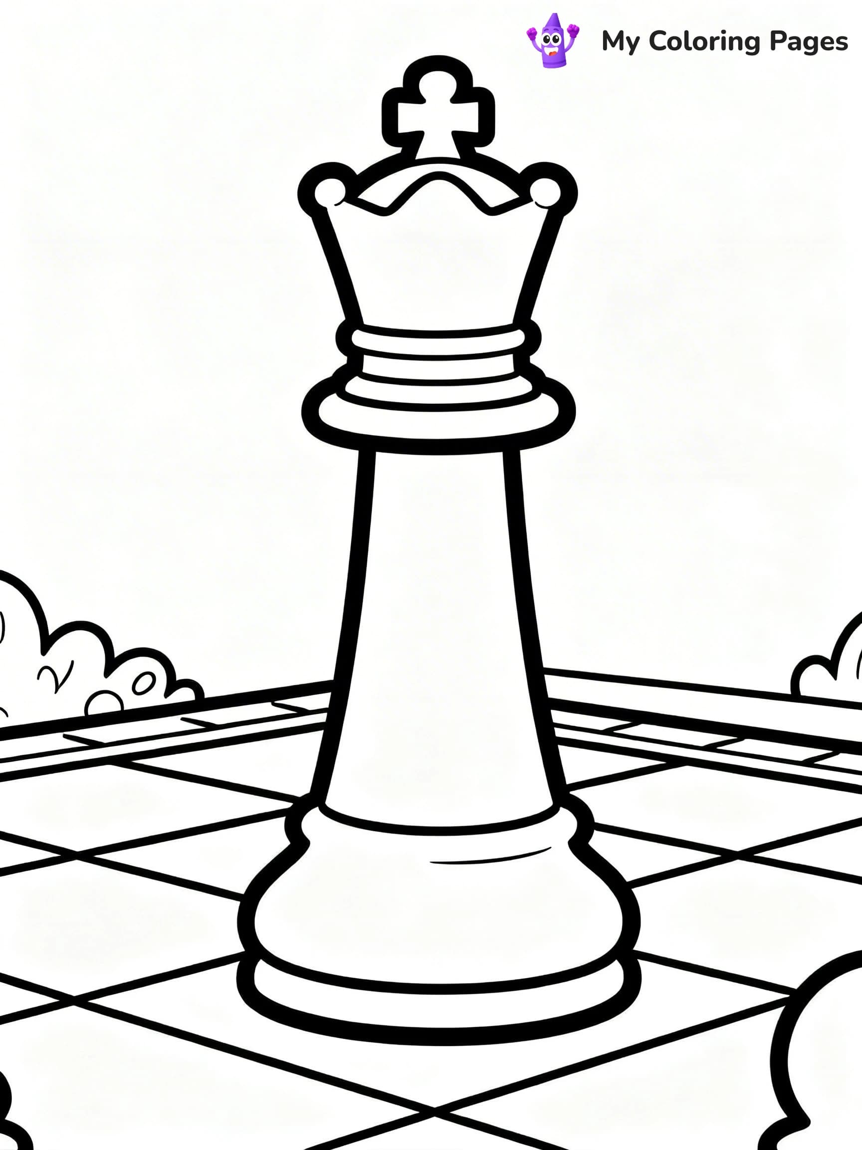 Chess Coloring Pages - 6
