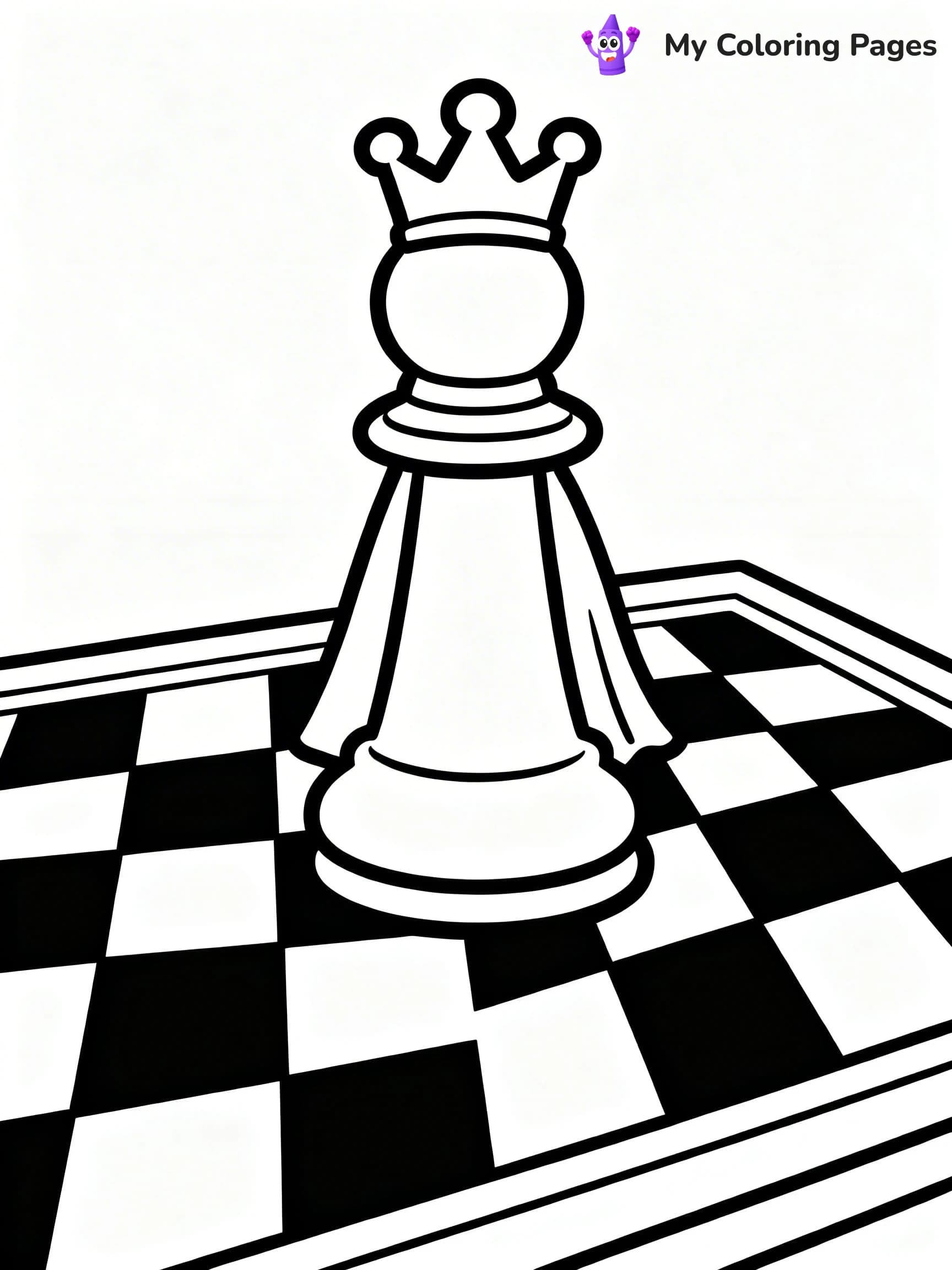 Chess Coloring Pages - 5