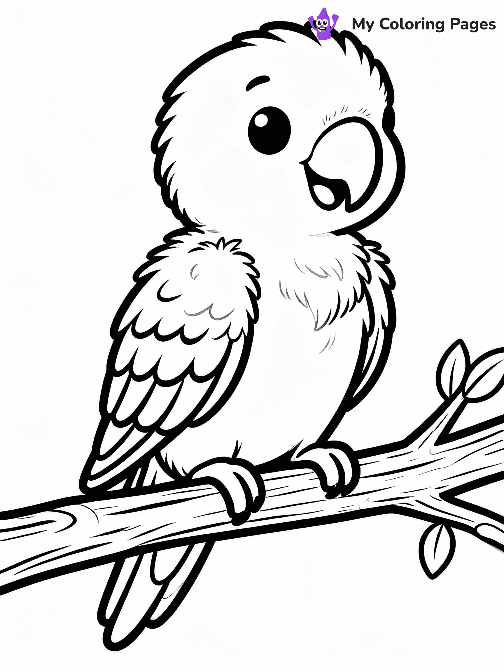 Parrot Coloring Pages - 25