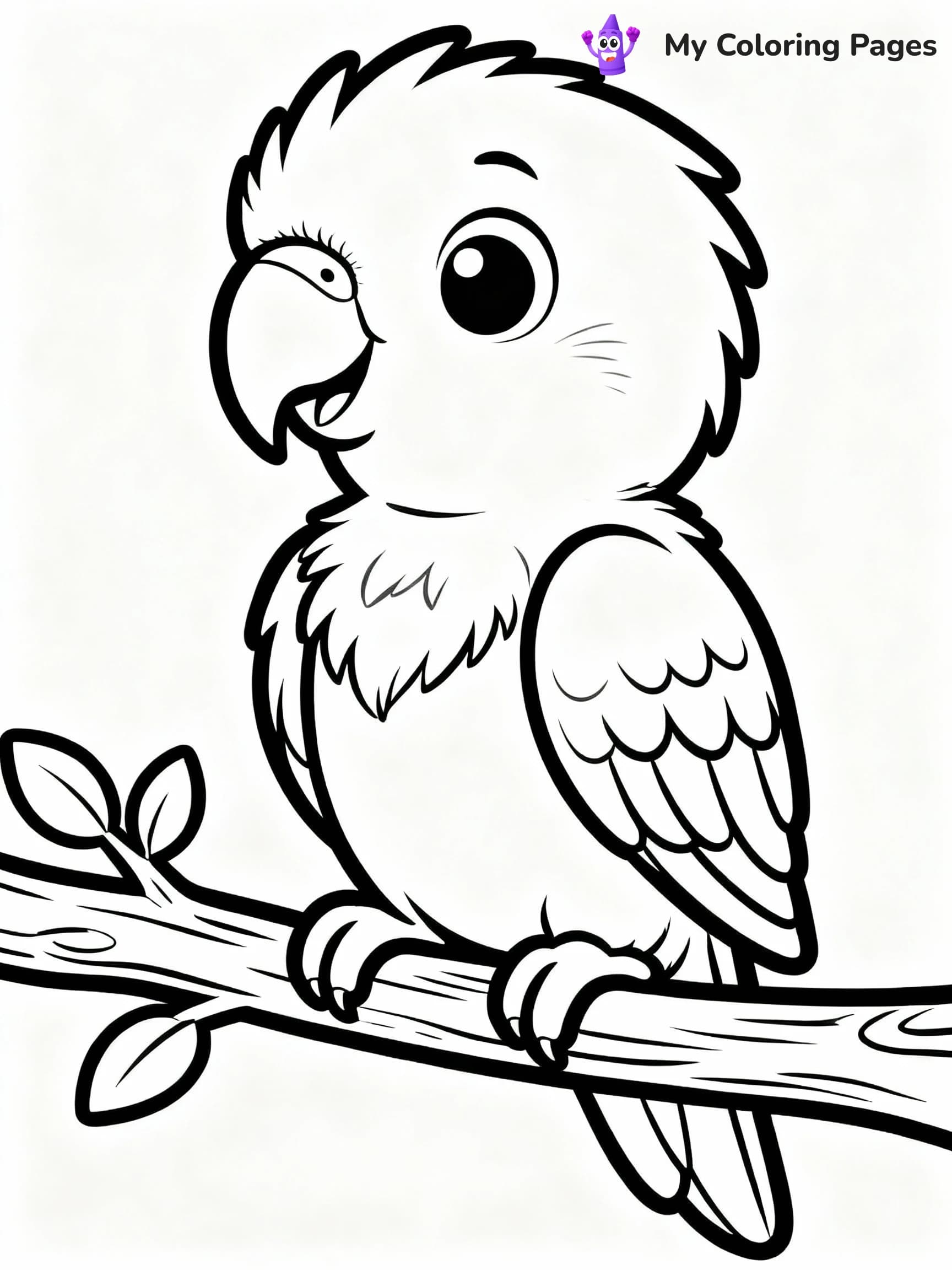 Parrot Coloring Pages - 24