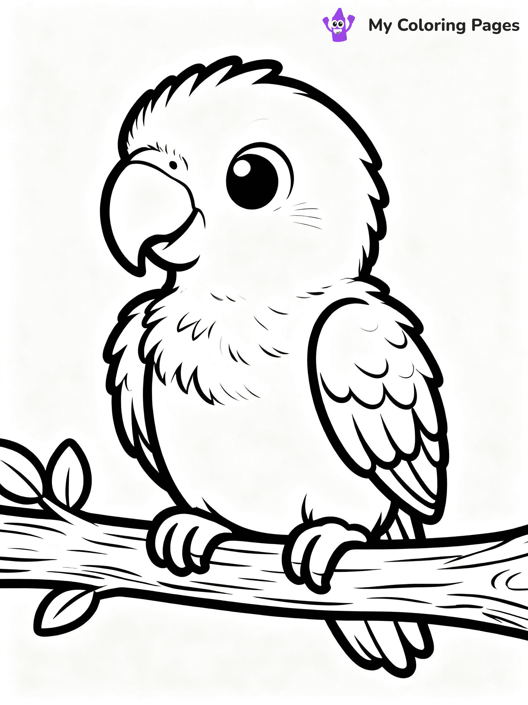 Parrot Coloring Pages - 23