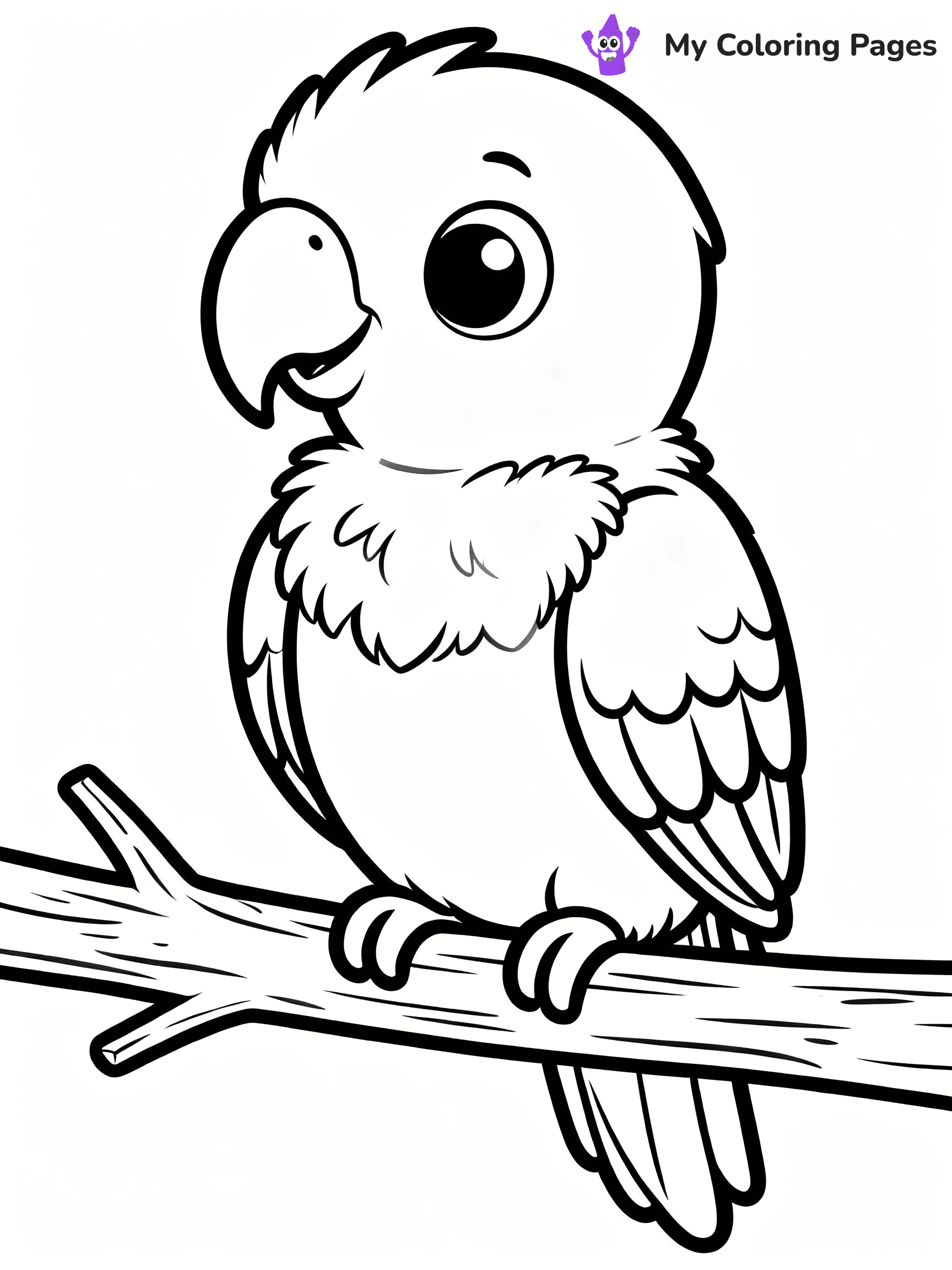 Parrot Coloring Pages - 22