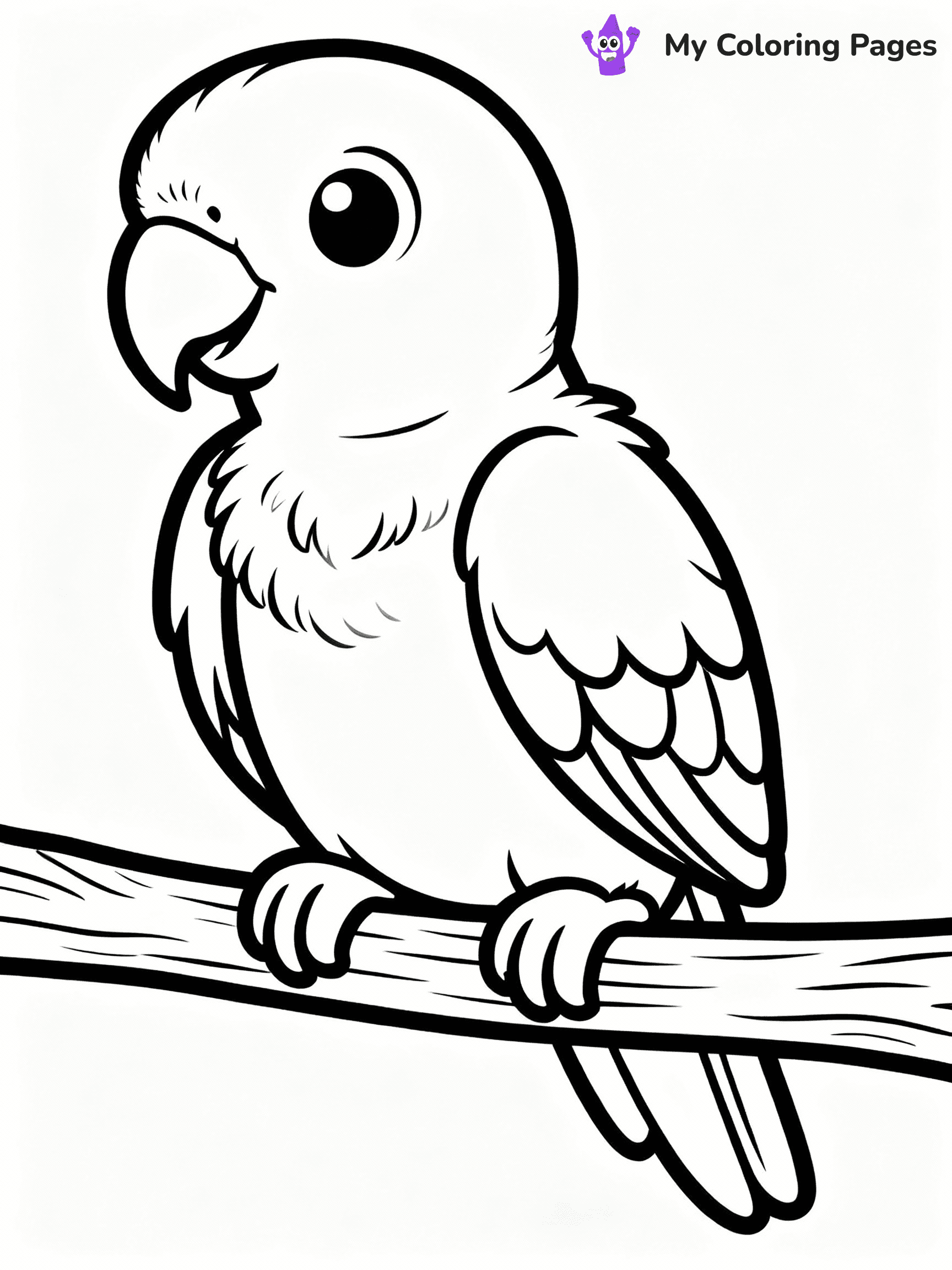 Parrot Coloring Pages - 20