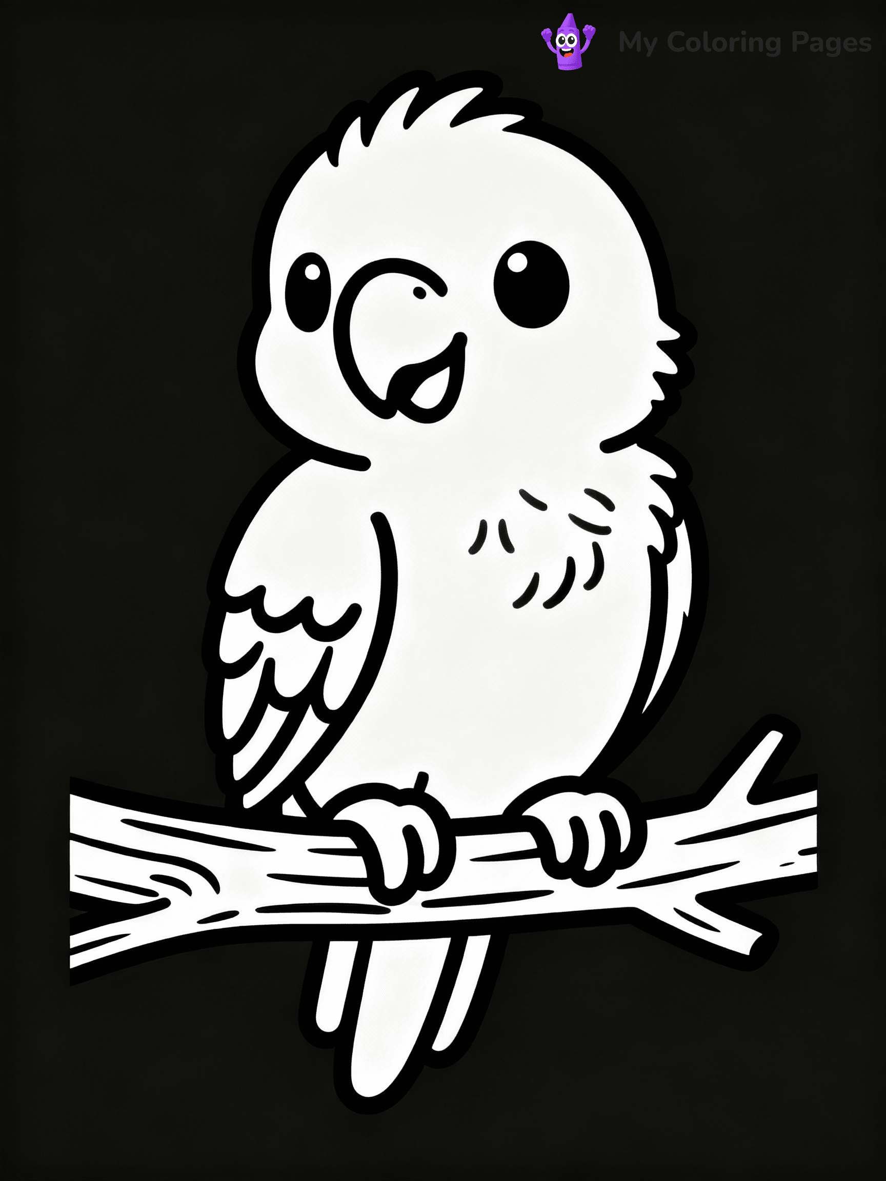 Parrot Coloring Pages - 19