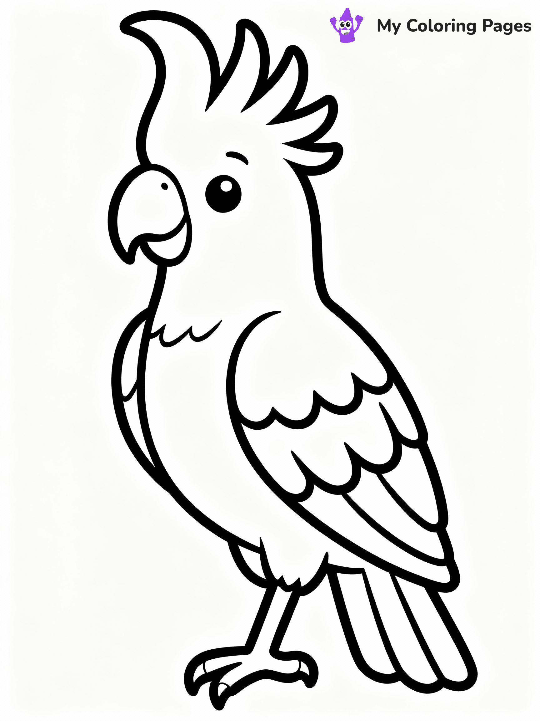 Parrot Coloring Pages - 12