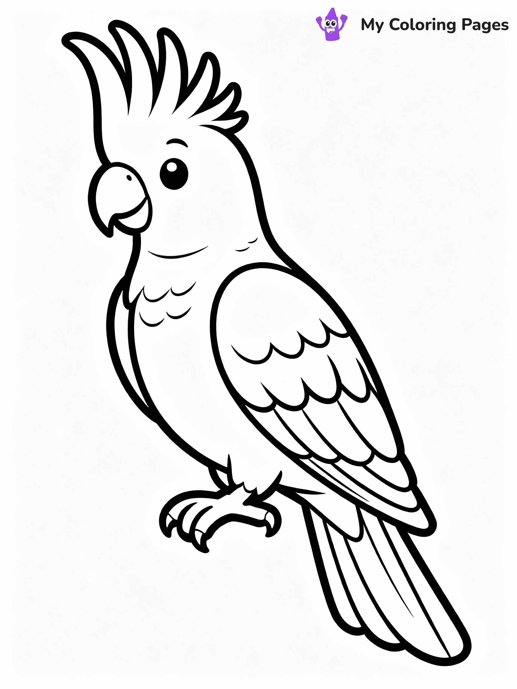 Parrot Coloring Pages - 10