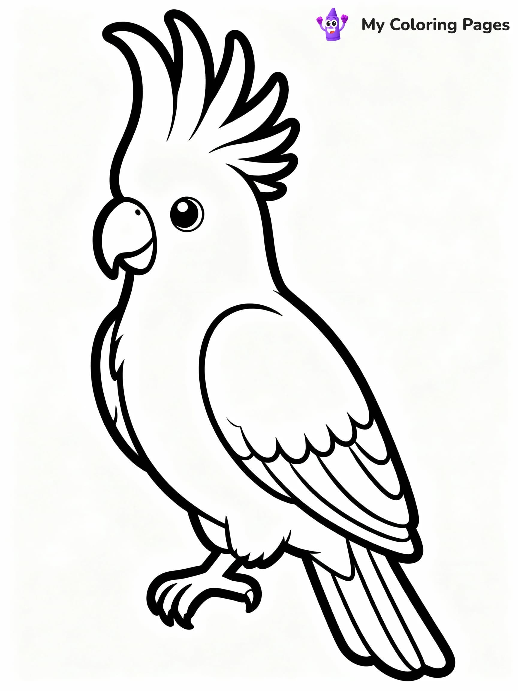 Parrot Coloring Pages - 8