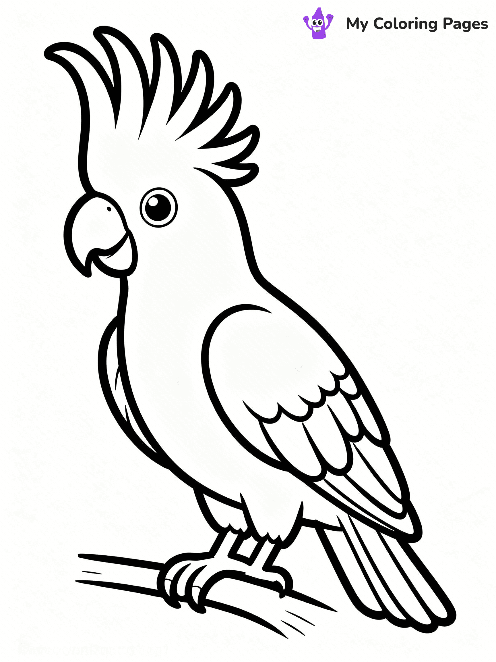 Parrot Coloring Pages - 6